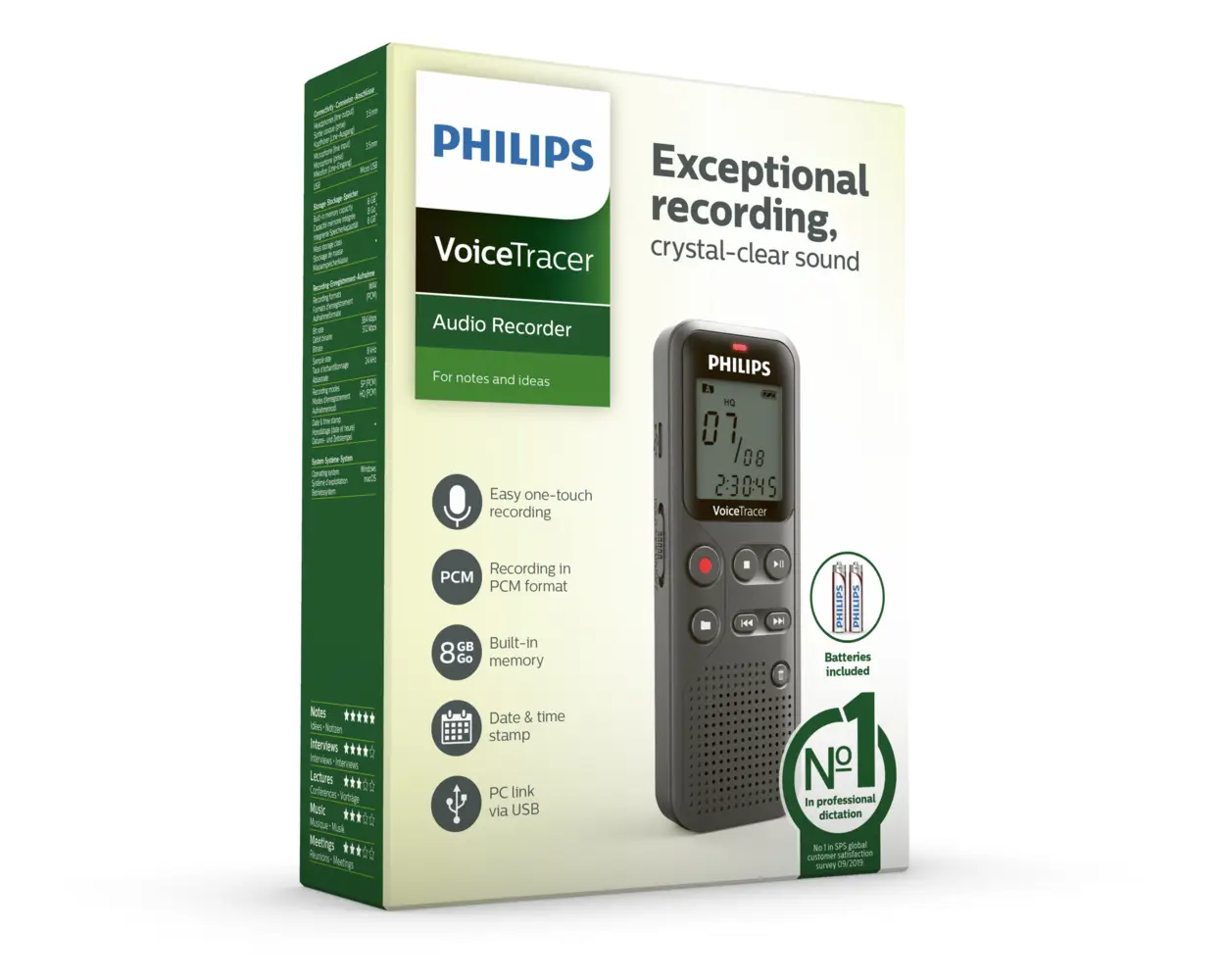 Philips VoiceTracer DVT1120 Thumbnail 4