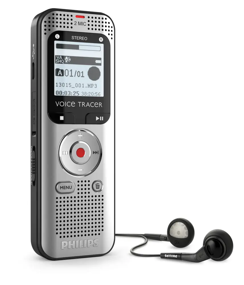 Philips VoiceTracer DVT2010 Dijital Ses Kayıt Cihazları