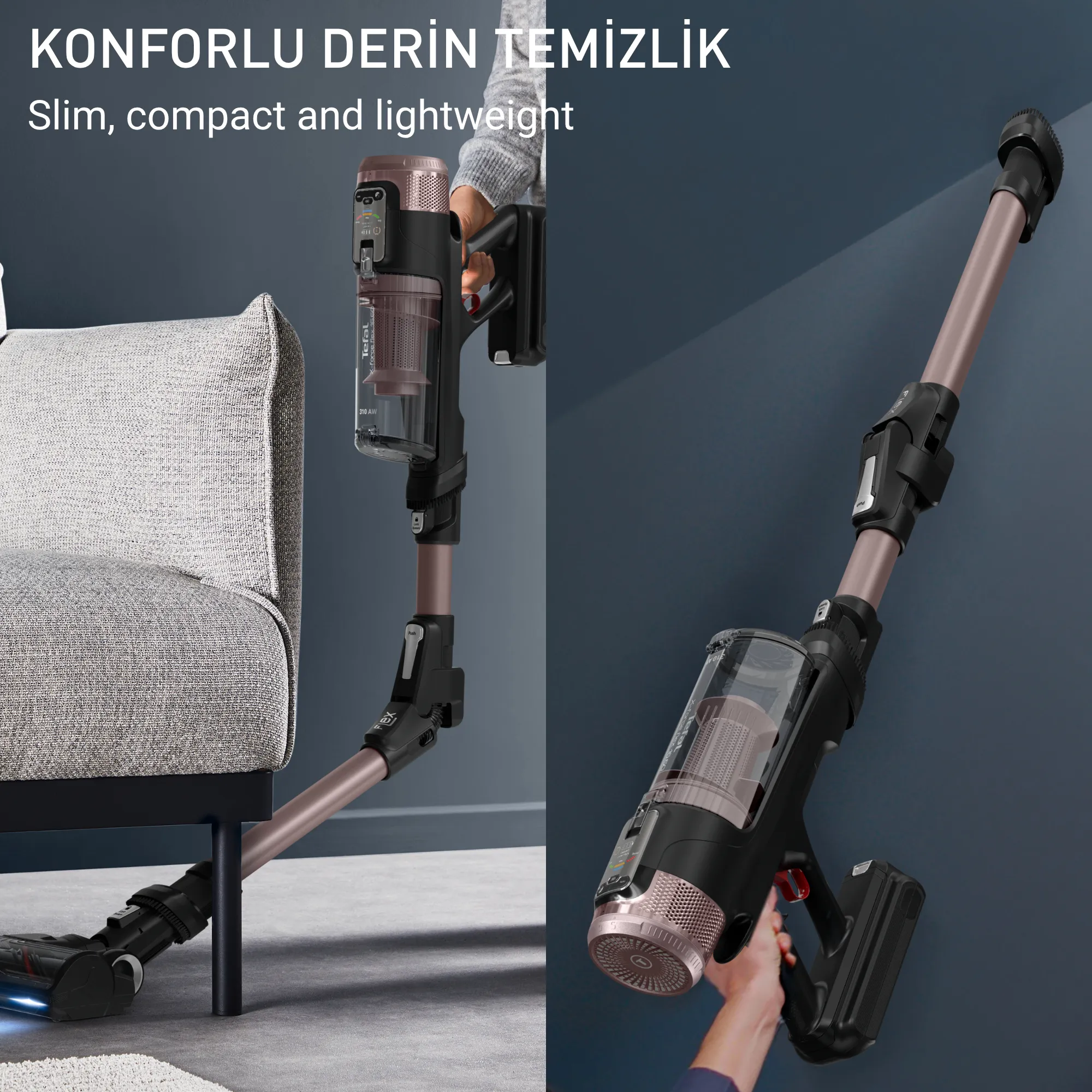 TY9CD9E0 780 W HEPA Filtreli Elektrikli Süpürge Dikey Süpürgele