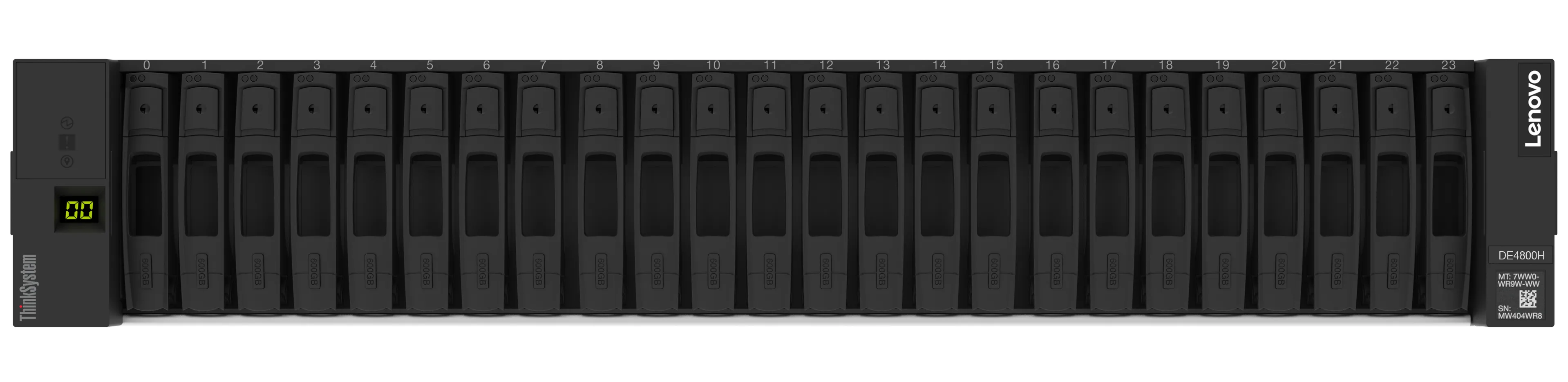 Lenovo ThinkSystem DE4800F 2U24 SFF 7DCCA001EA Disk Dizisi