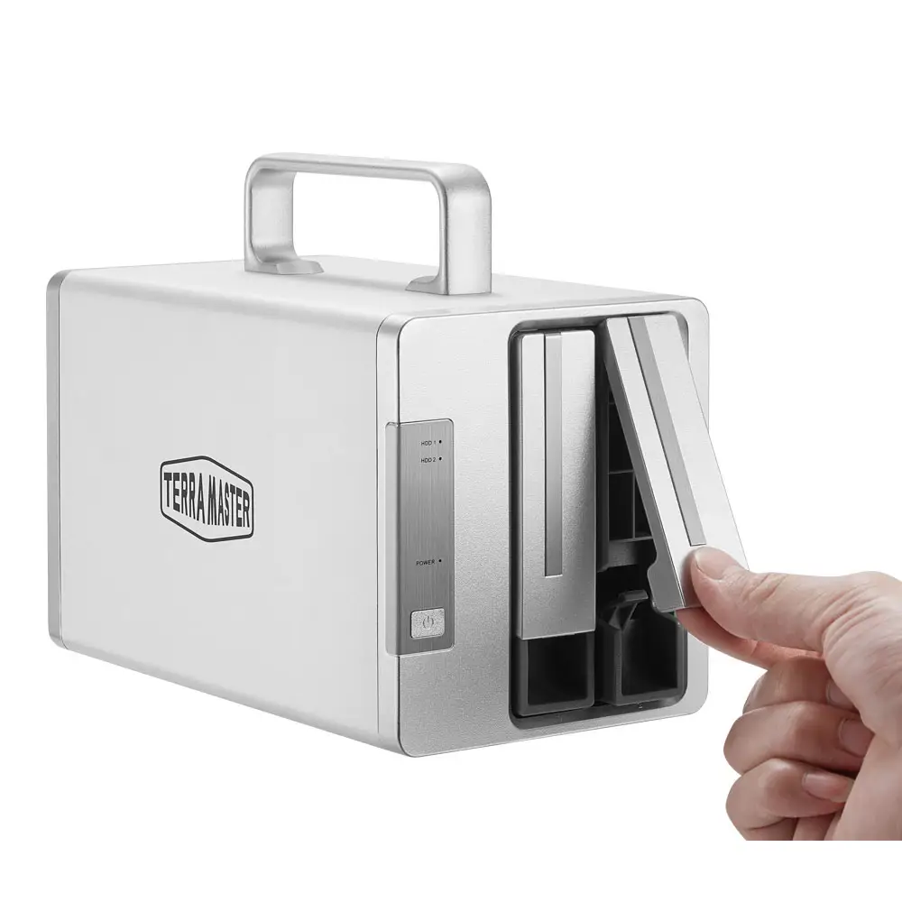 TerraMaster D2 Thunderbolt 3 D2-THUNDERBOLT3/24TB-IW Thumbnail 1
