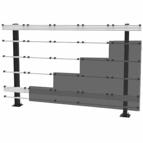 Peerless DS-LEDKBD-LSBB-6X6 Duvar Tipi Video Montaj Aksesuarları