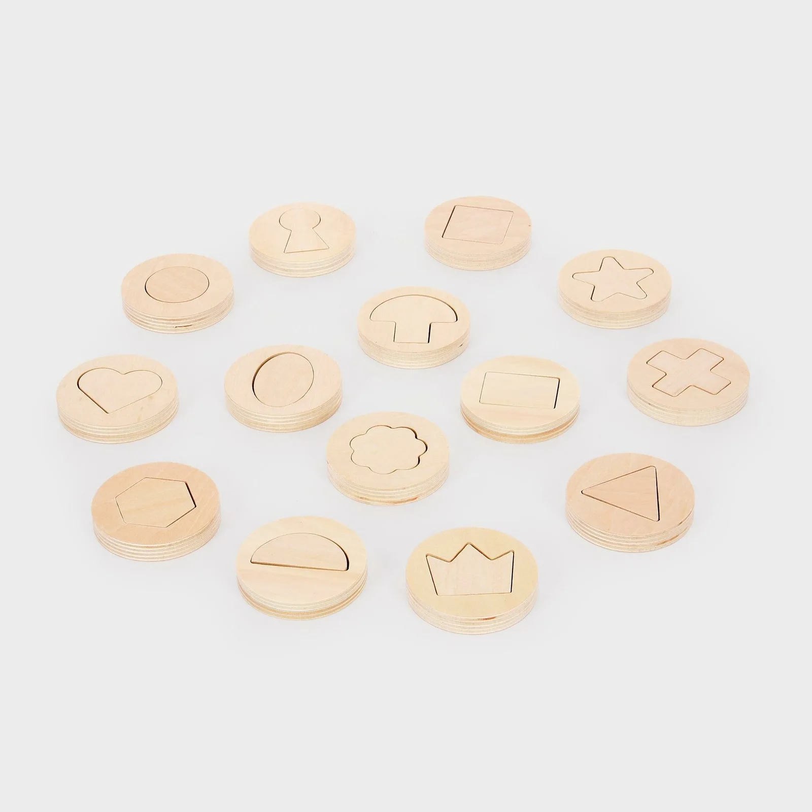 Tickit Inside Outside Wooden Shapes 73520 Eğitici Oyuncak