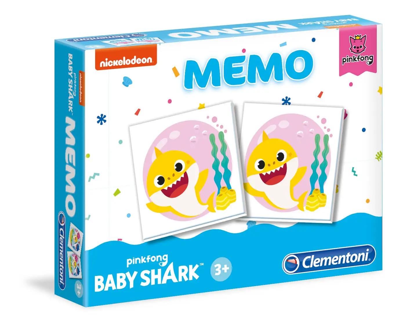 Clementoni Mémo - Baby Shark 18100 Thumbnail 3