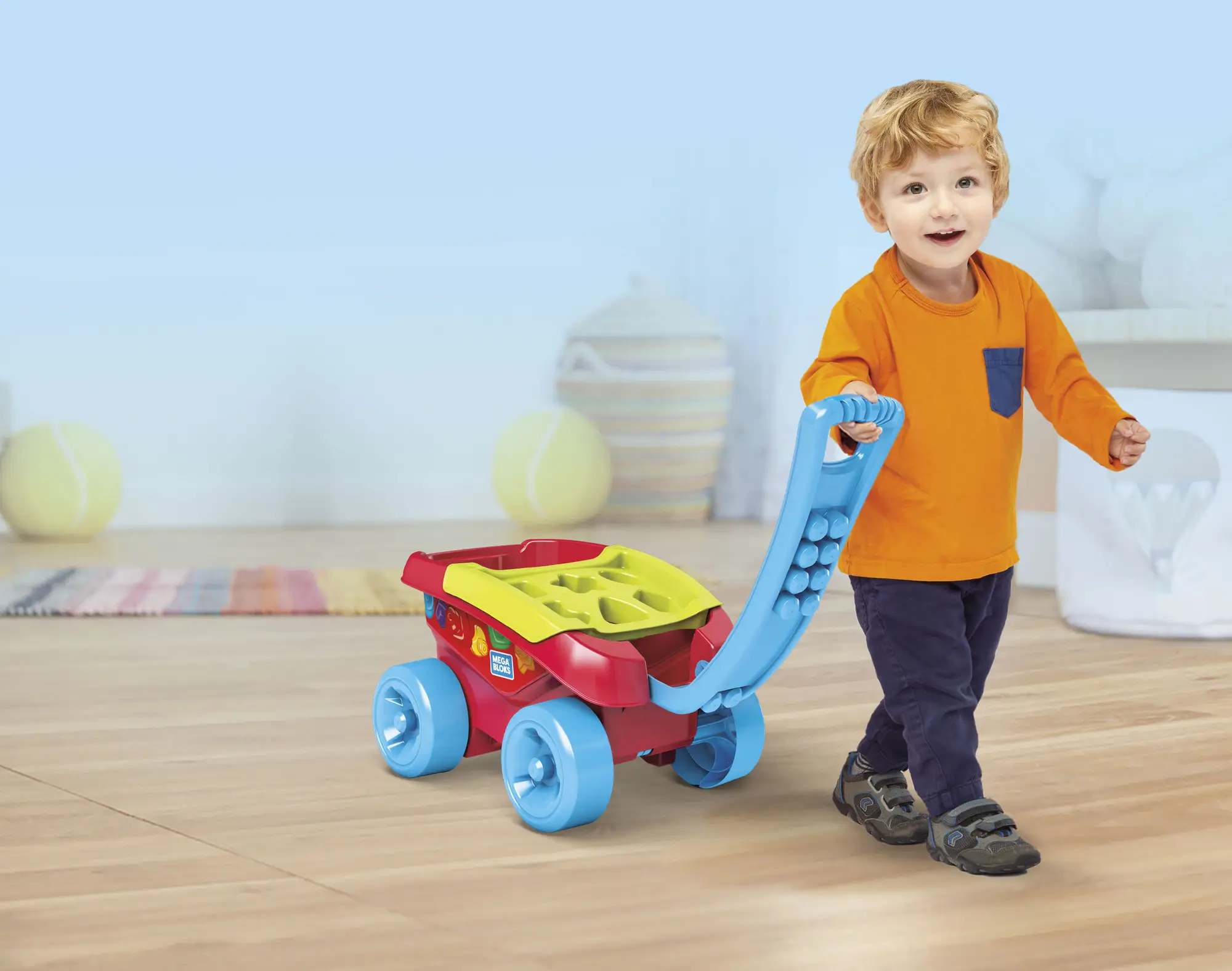 MEGA Shape Sorting Wagon FVJ47 Öğrenme Oyuncakları Thumbnail 14