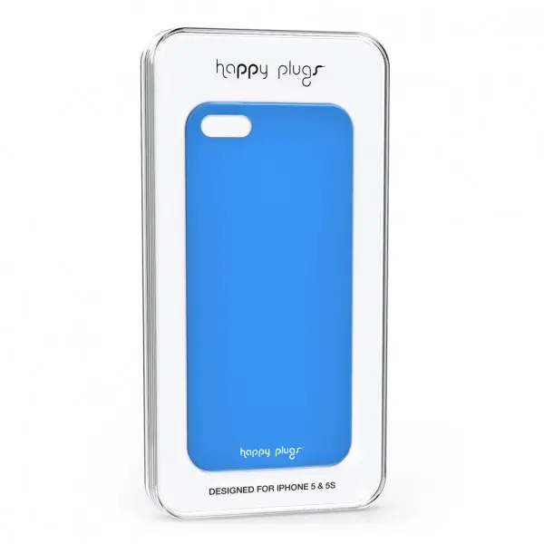 Happy Plugs iPhone 5/5S Case, Blue 8813 Ekran Kartı Cep Telefonu Kılıfları