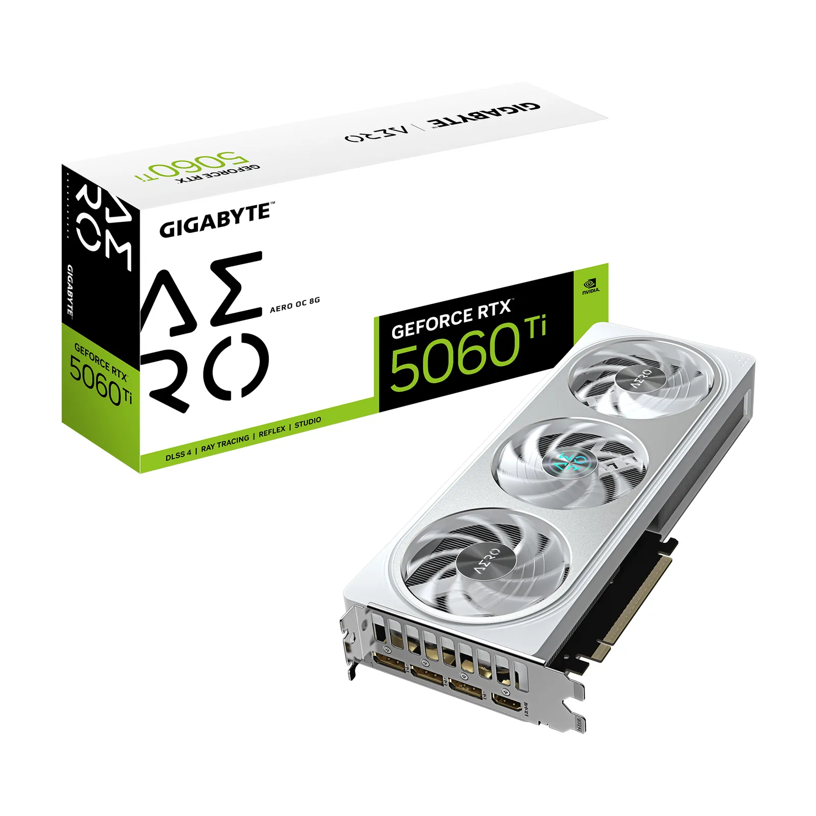 GIGABYTE GeForce RTX 5060 Ti AERO OC 8G GV-N506TAERO OC-8GD GDDR7 Ekran Kartı