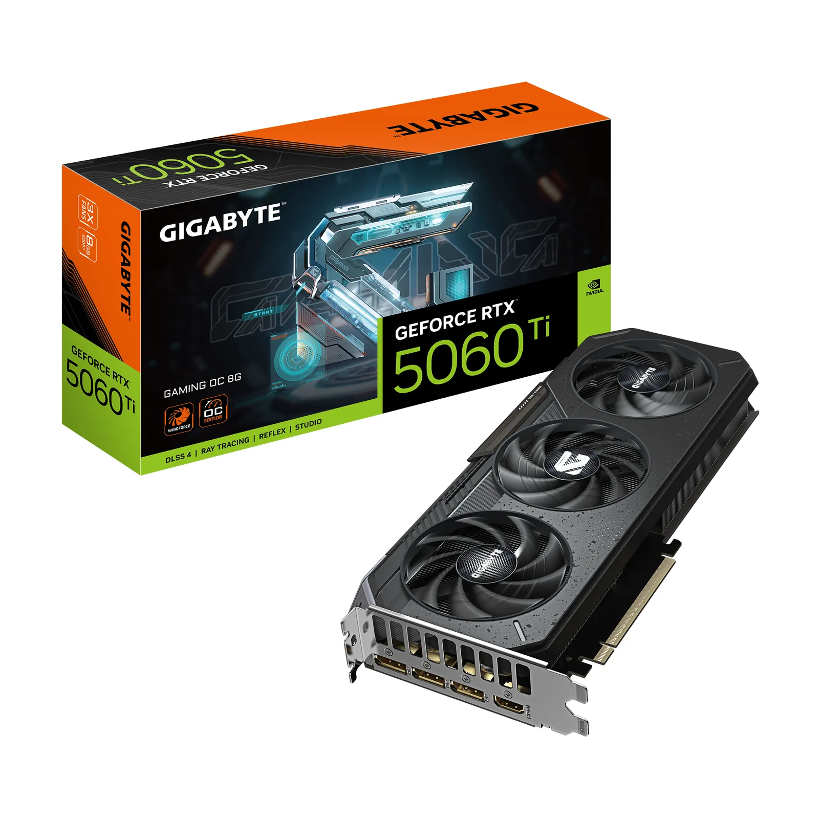 GIGABYTE GeForce RTX 5060 Ti GAMING OC 8G GV-N506TGAMING OC-8GD GDDR7 Ekran Kartı