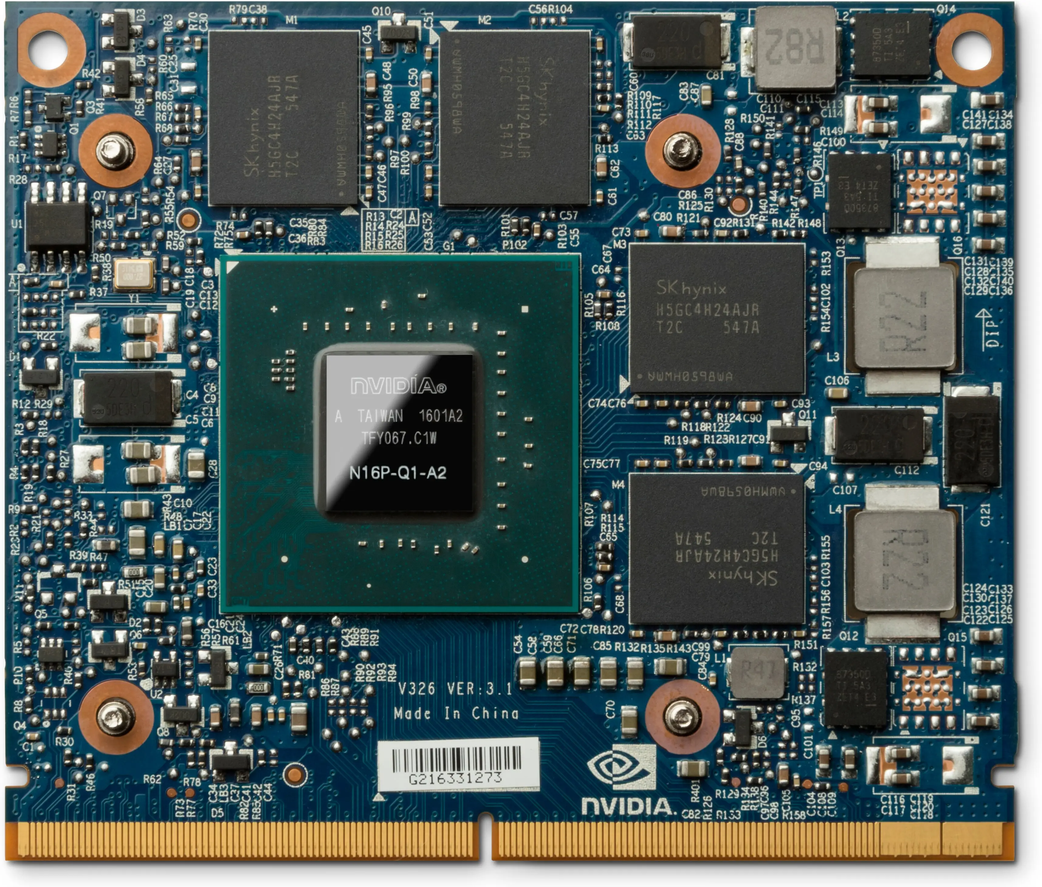 HP NVIDIA Quadro M1000M 2 GB Grafik Kartı T8W13AA Ekran Ekran Kartı
