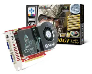 MSI NX8600GTTWINTURBO GDDR3 Ekran Kartı