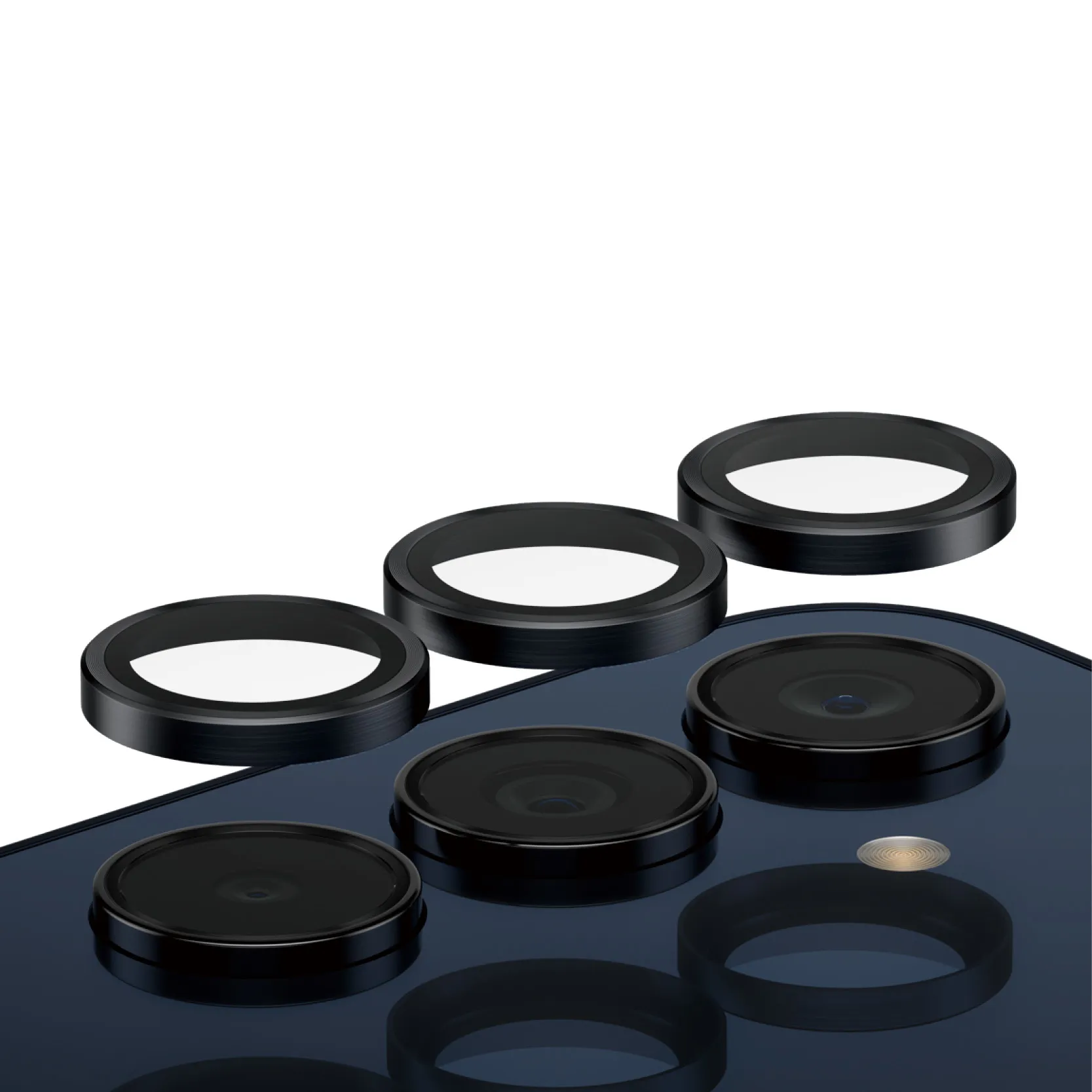 PanzerGlass® Hoops® Camera Lens Protector Black Samsung Galaxy A35 5G 1226 Ekran Koruyucu