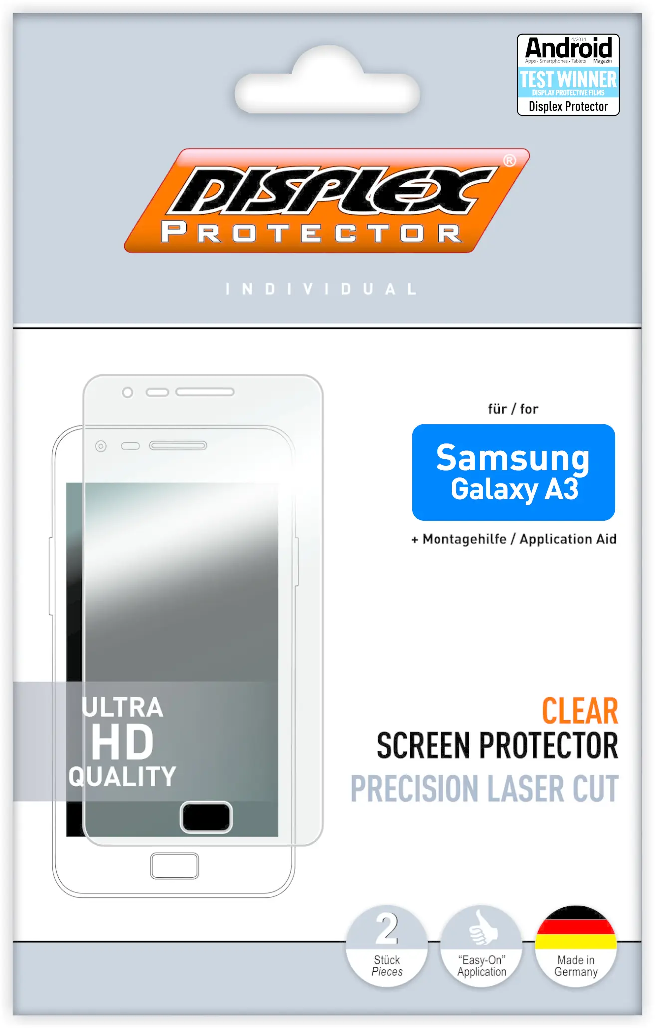 Displex Protector Samsung Galaxy A3 00480 Ekran Koruyucu