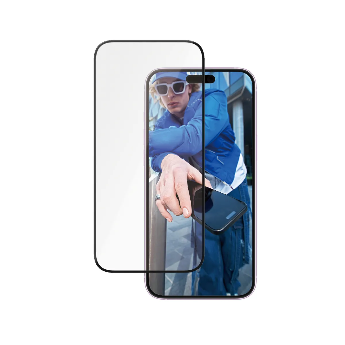 PanzerGlass® Ceramic Screen Protector iPhone 16 Plus | 15 Plus | Ultra-Wide Fit w. EasyAligner 2855 Ekran Koruyucu
