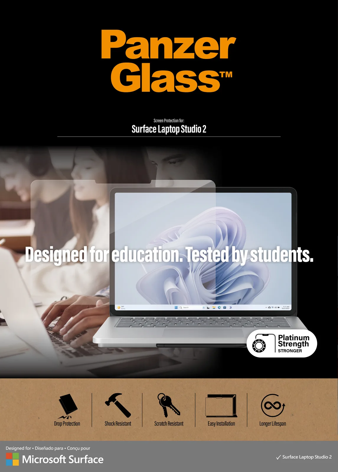PanzerGlass®️ Screen Protector Microsoft Surface Laptop Studio 2 6269 Thumbnail 8