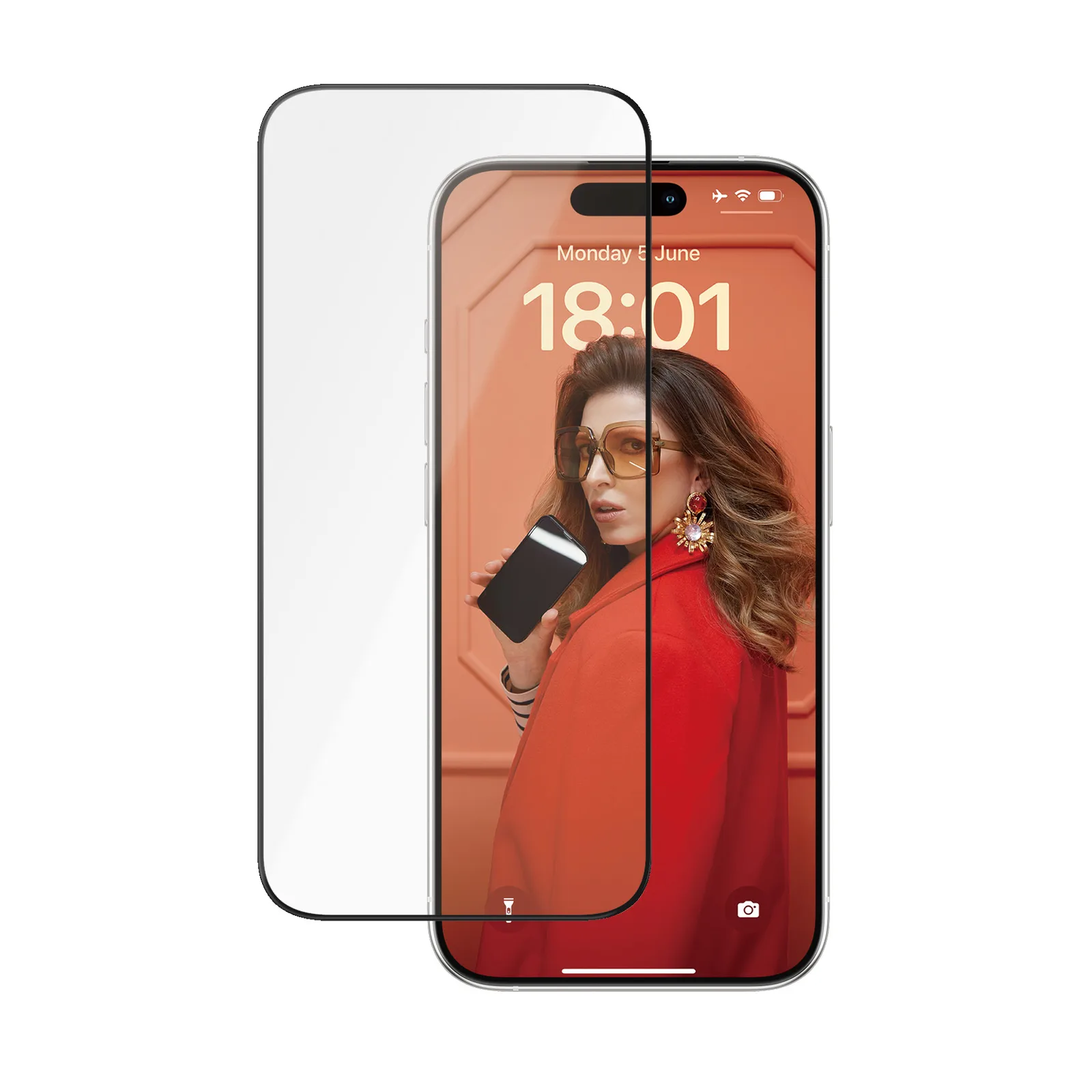 PanzerGlass® Ceramic Screen Protector iPhone 15 Pro | Ultra-Wide Fit w. EasyAligner 2838 Ekran Koruyucu