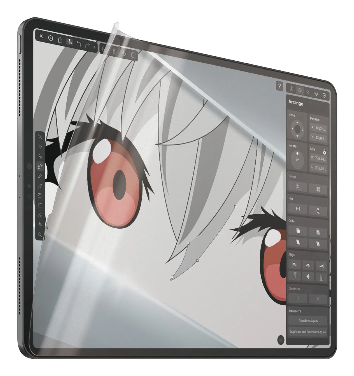 PanzerGlass® GraphicPaper® Screen Protector iPad Pro 12.9'' (2018, 2020, 2021, 2022) | Ultra-Wide Fit 2846 Ekran Koruyucu
