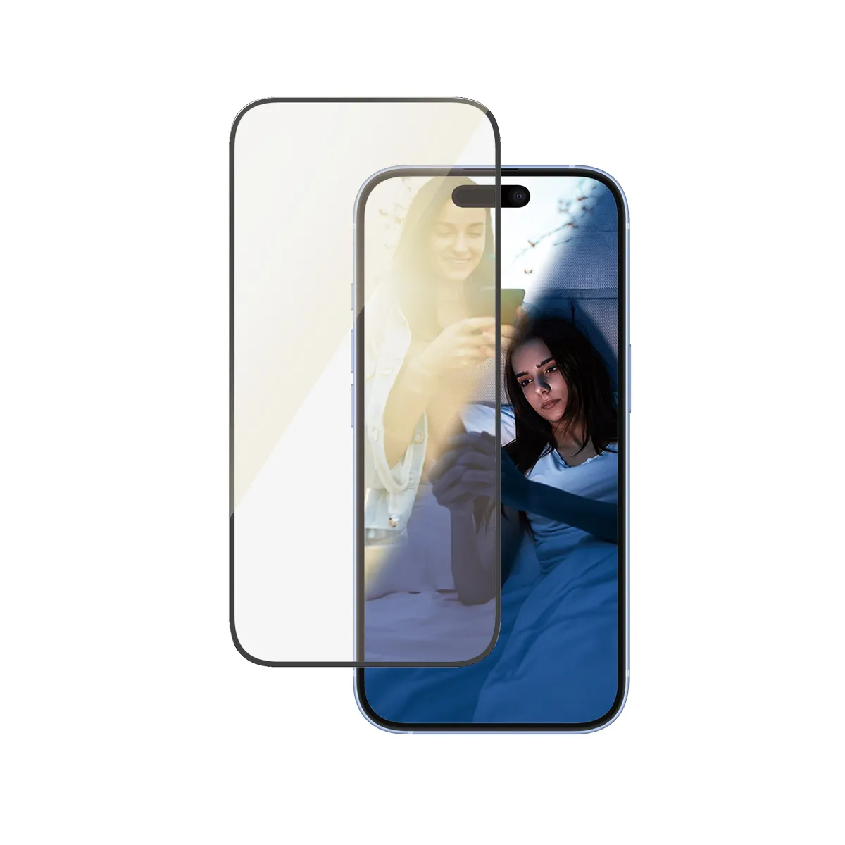 PanzerGlass® EyeCARE™ Screen Protector iPhone 16 | 15 | Ultra-Wide Fit 2865 Ekran Koruyucu