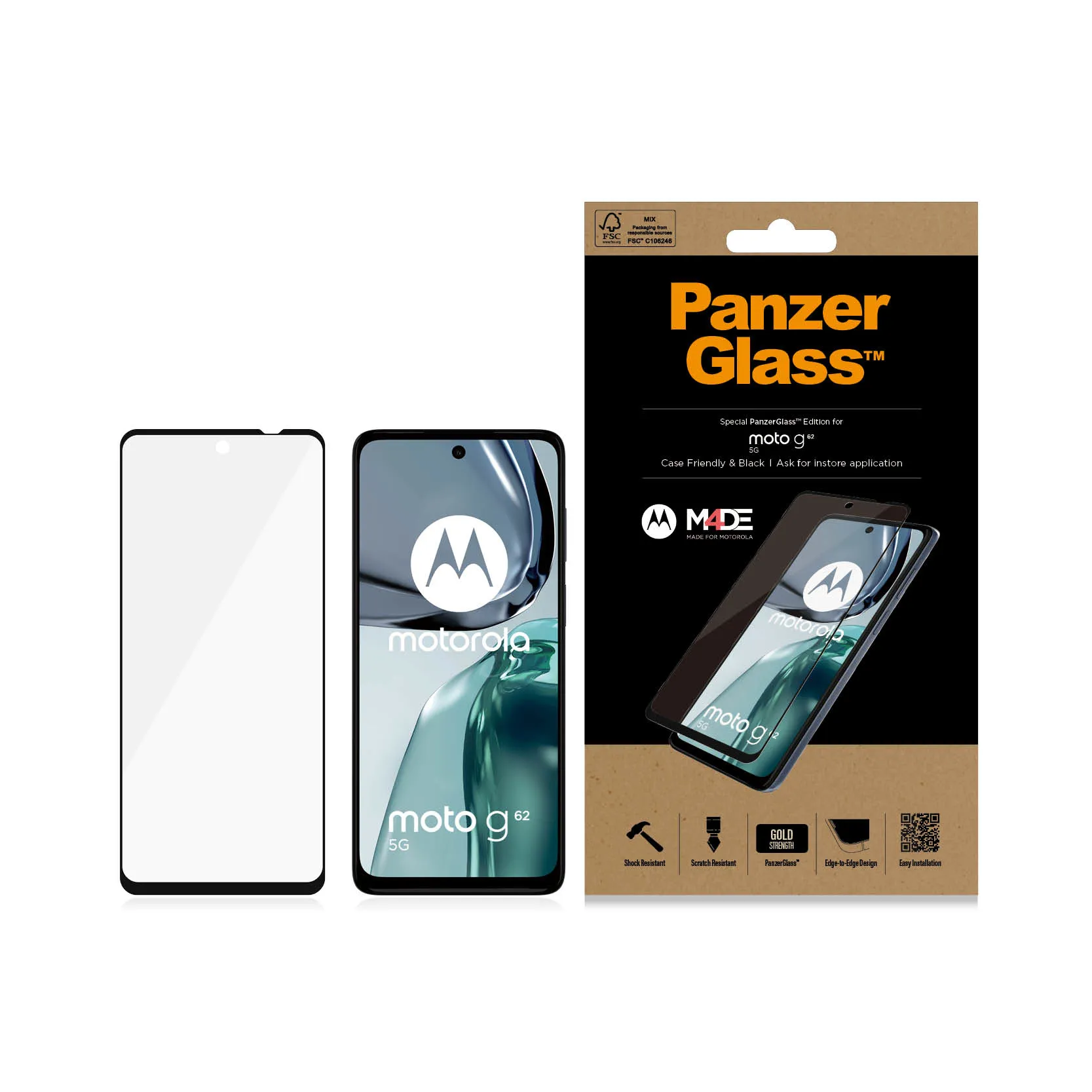 PanzerGlass TM Motorola Moto g62 5G 6560 Thumbnail 3