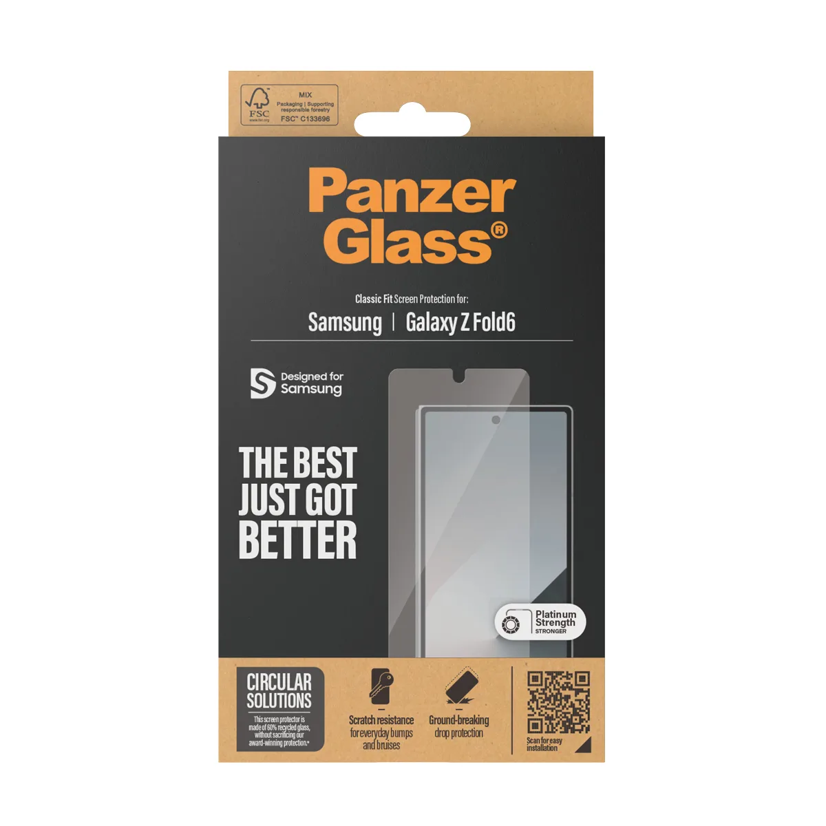 PanzerGlass® Screen Protector Samsung Galaxy Z Fold6 | Classic Fit 7369 Thumbnail 4