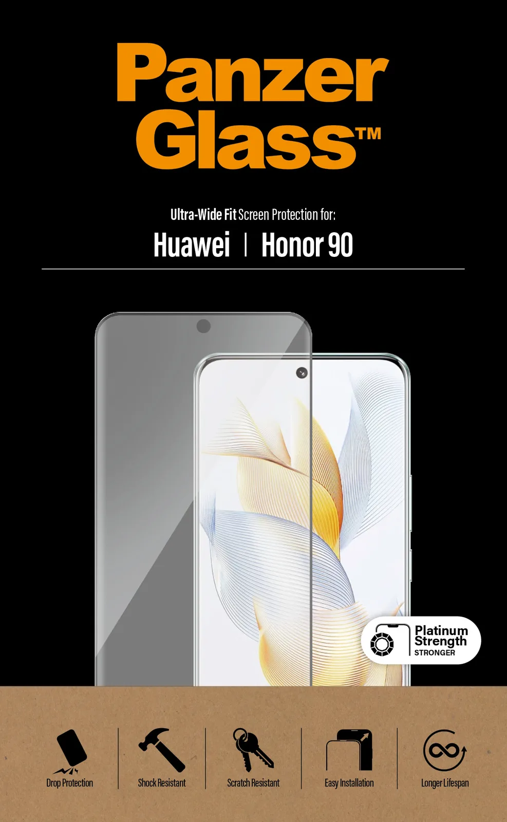 PanzerGlass® Screen Protector Huawei Honor 90 | Ultra-Wide Fit 5403 Thumbnail 8