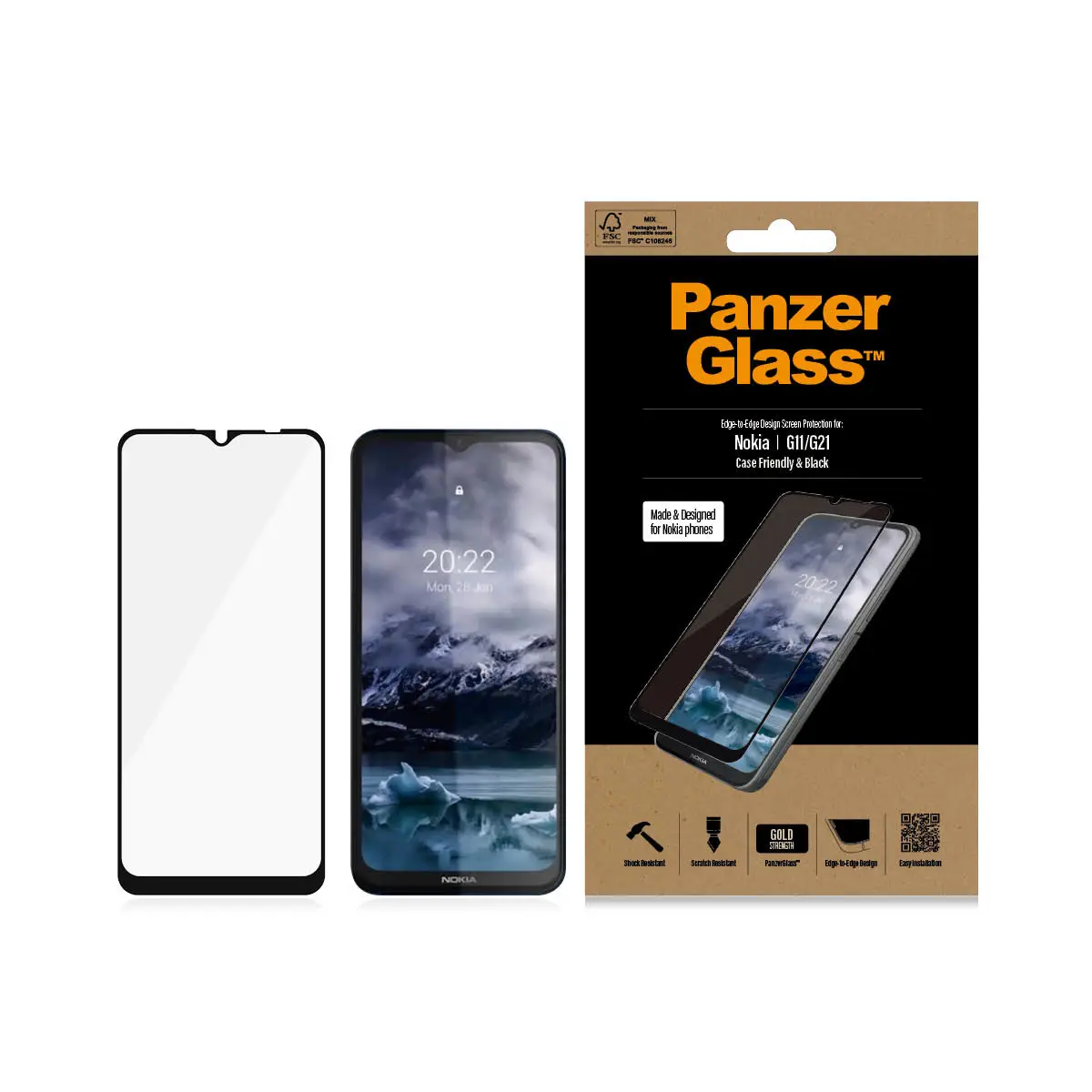 PanzerGlass® Screen Protector Nokia G11 | G21 6791 Thumbnail 4