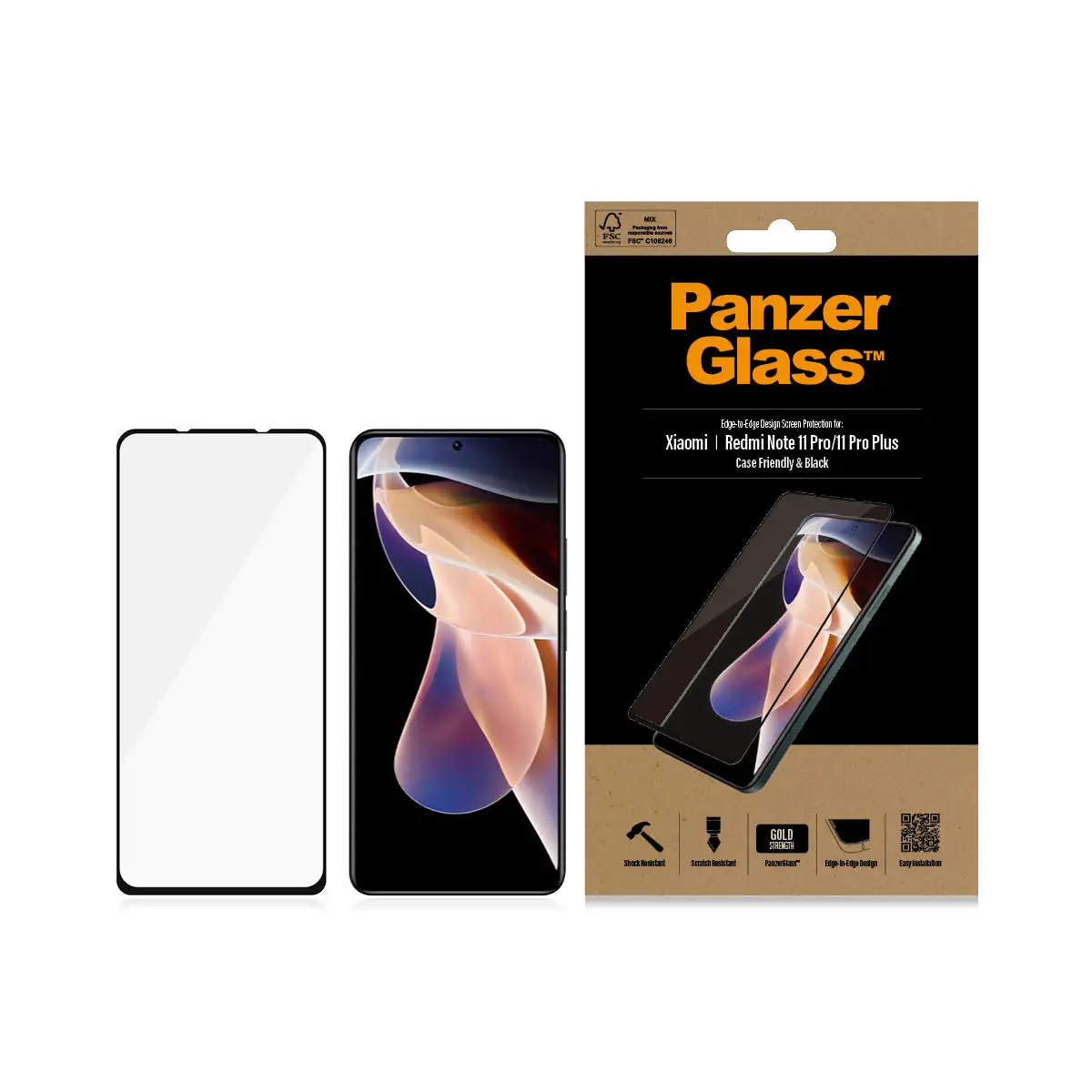 PanzerGlass® Screen Protector Xiaomi Redmi Note 11 Pro | 11 Pro Plus 8052 Thumbnail 8