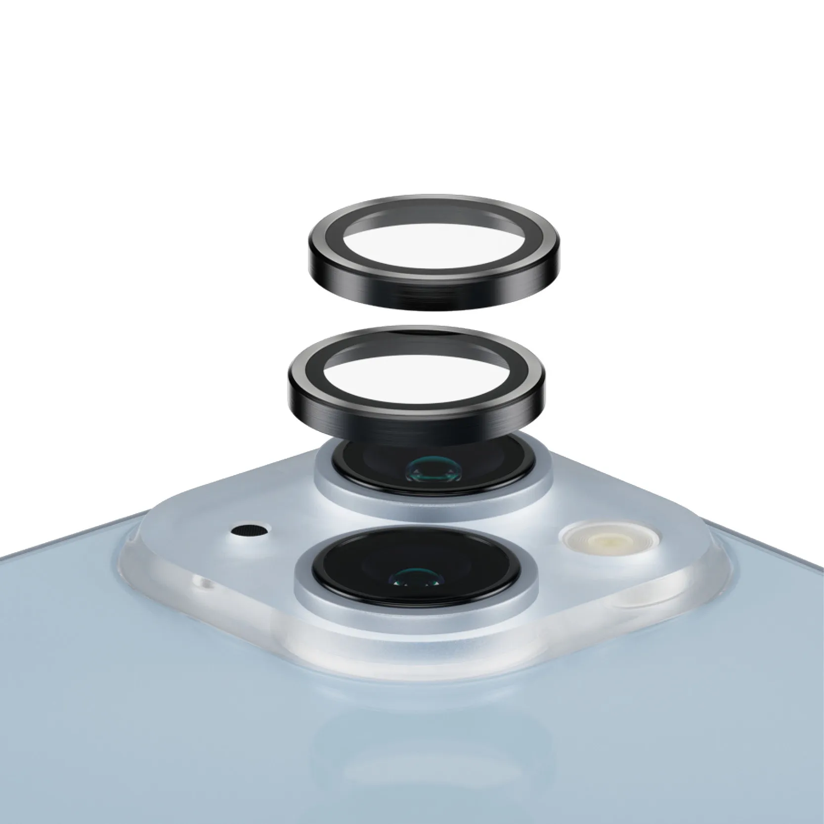 PanzerGlass® Hoops® Camera Lens Protector Black iPhone 14 | 14 Plus 1140 Ekran Koruyucu