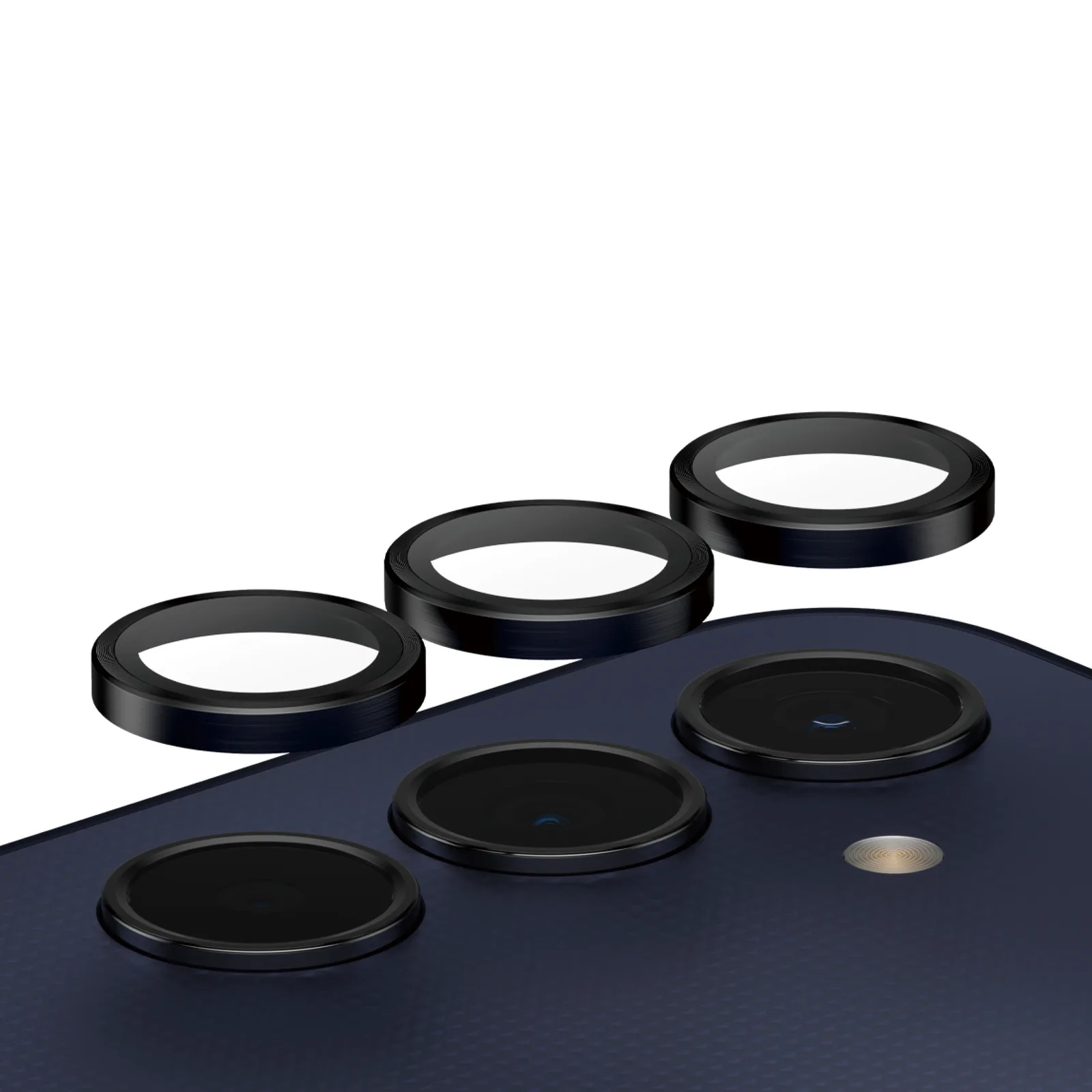 PanzerGlass® Hoops® Camera Lens Protector Black Samsung Galaxy A25 5G 1225 Ekran Koruyucu