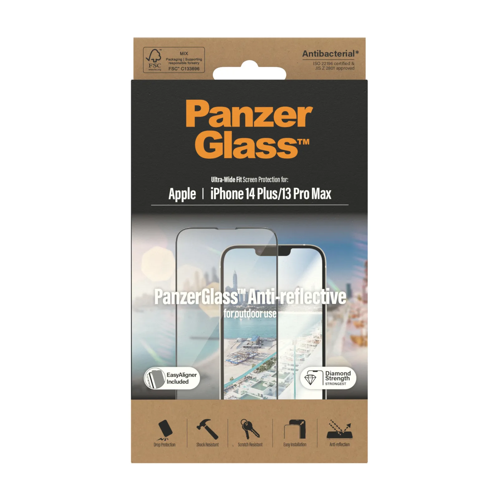 PanzerGlass® Anti-Reflective Screen Protector iPhone 14 Plus | 13 Pro Max | Ultra-Wide Fit w. EasyAligner 2789 Thumbnail 3