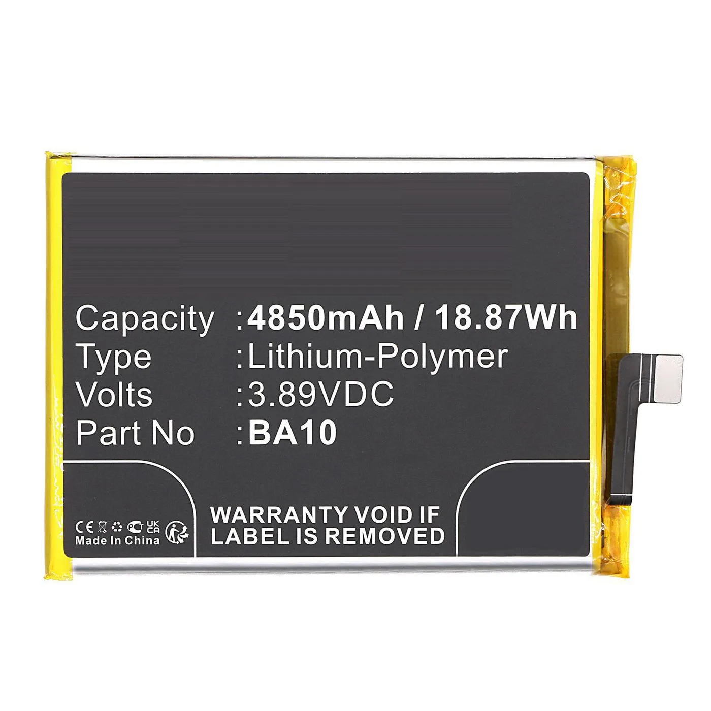 CoreParts MBXMP-BA1821 Batarya / Pil Cep Telefonu Yedek Parçası Ekran Koruyucu