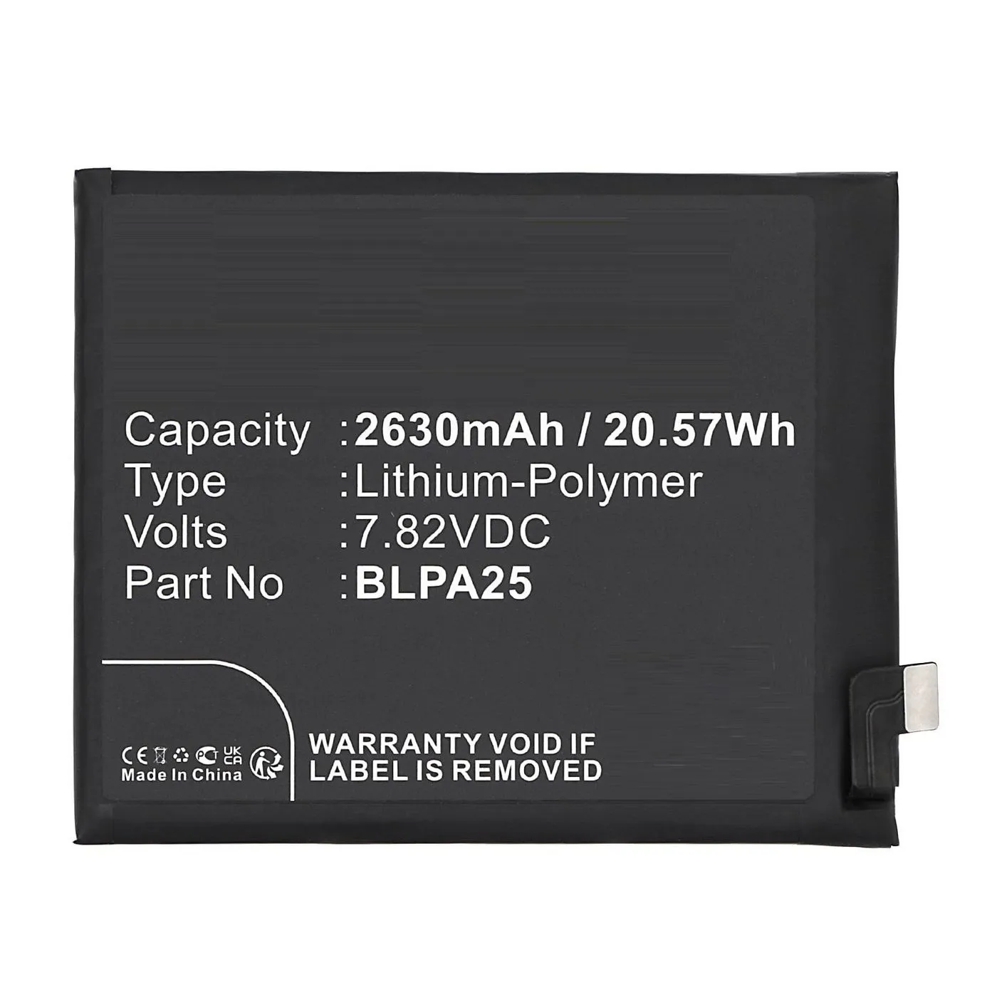 CoreParts MBXMP-BA1833 Batarya / Pil Cep Telefonu Yedek Parçası Ekran Koruyucu