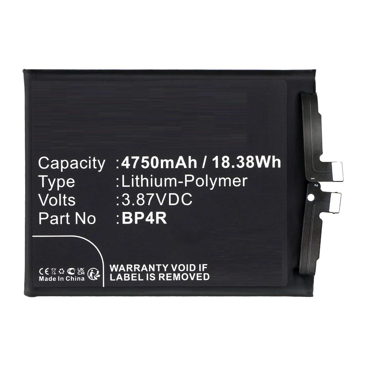 CoreParts MBXMP-BA1840 Batarya / Pil Cep Telefonu Yedek Parçası Ekran Koruyucu