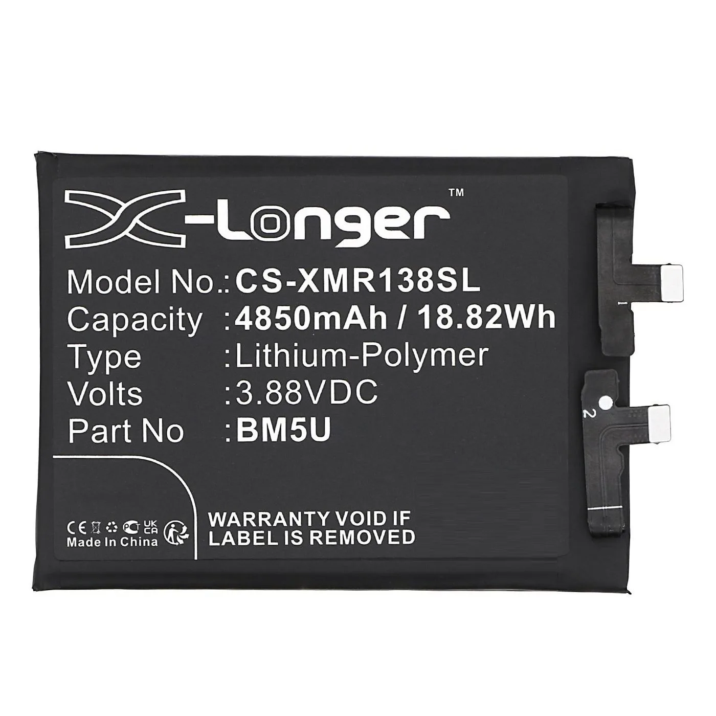CoreParts MBXMP-BA1843 Batarya / Pil Cep Telefonu Yedek Parçası Ekran Koruyucu