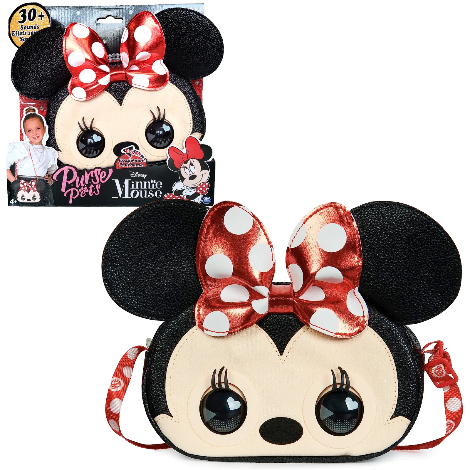 Spin Master Purse Pets BAG INA PrsPtsDsneyInteractiveMinnie GML 6067385 El ve Omuz Çantaları