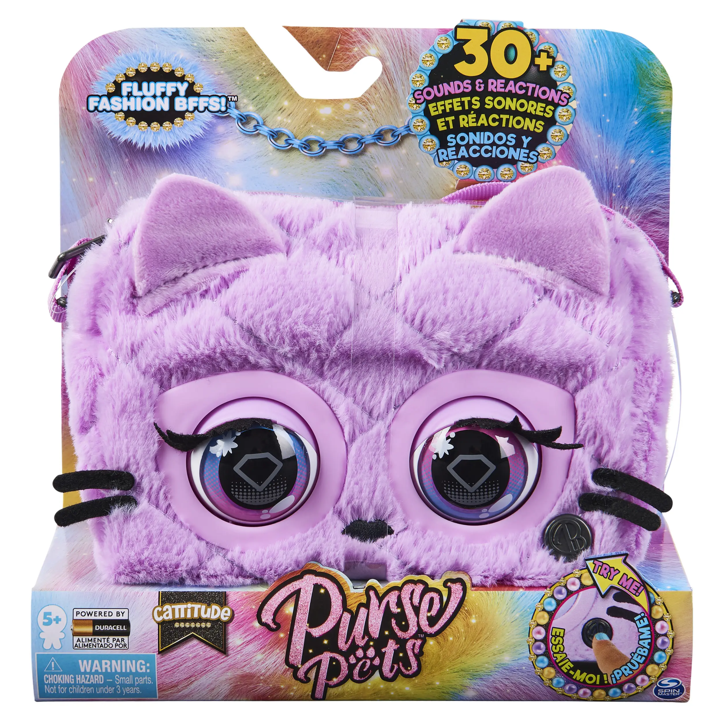 Spin Master BAG Purse Pets Fluffy Kitty OC GML 6064127 El ve Omuz Çantaları