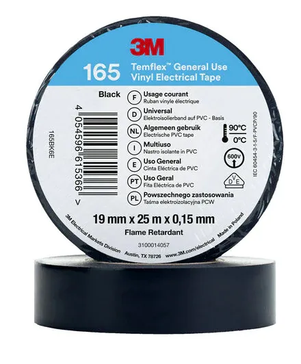 3M 165BK6E Elektrik Bantları