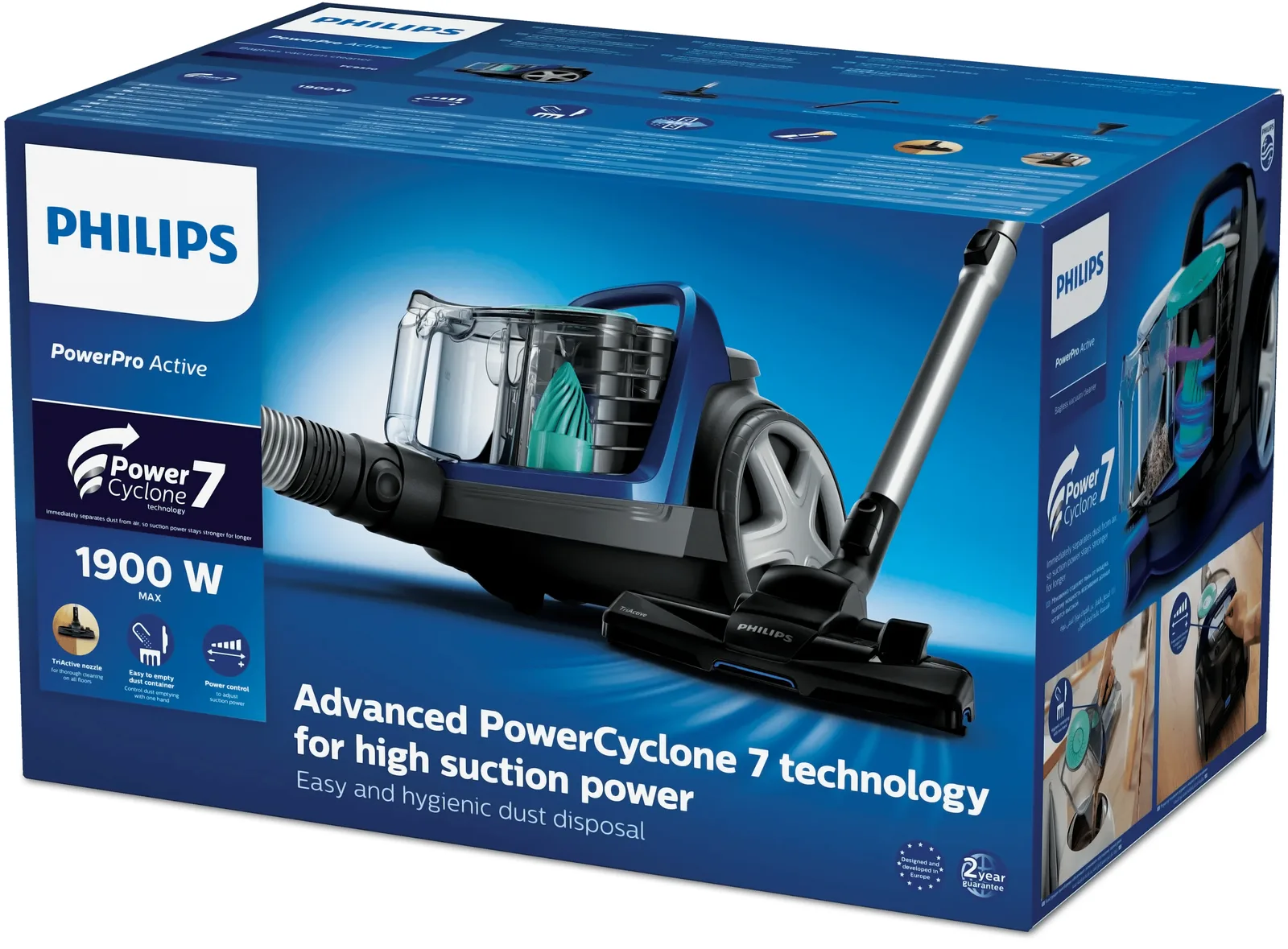 Philips FC9570/01R1 1900 W 1.5 L HEPA Filtreli Toz Torbasız Süpürge Thumbnail 8