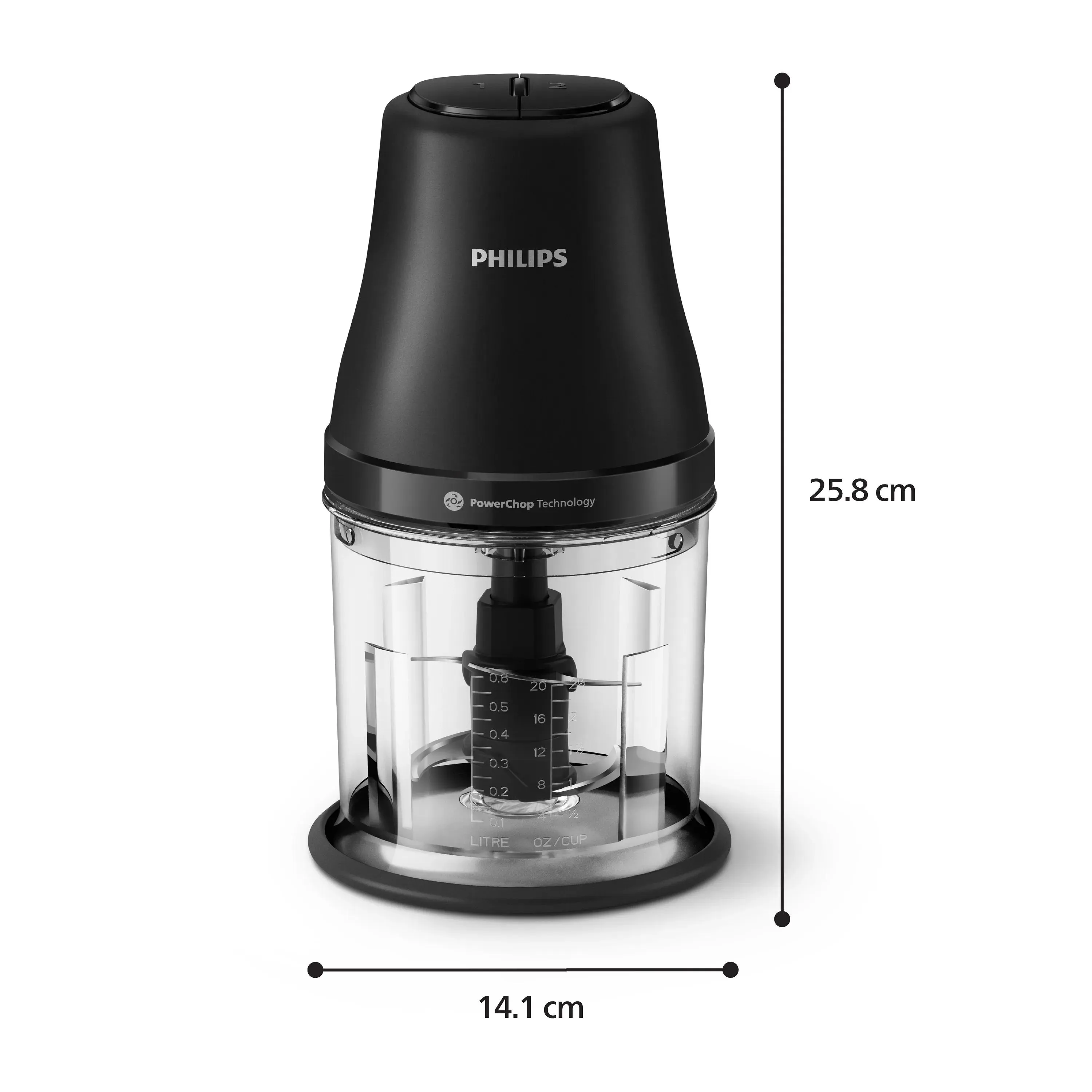Philips Doğrayıcı HR1501/00 3000 serisi Thumbnail 3
