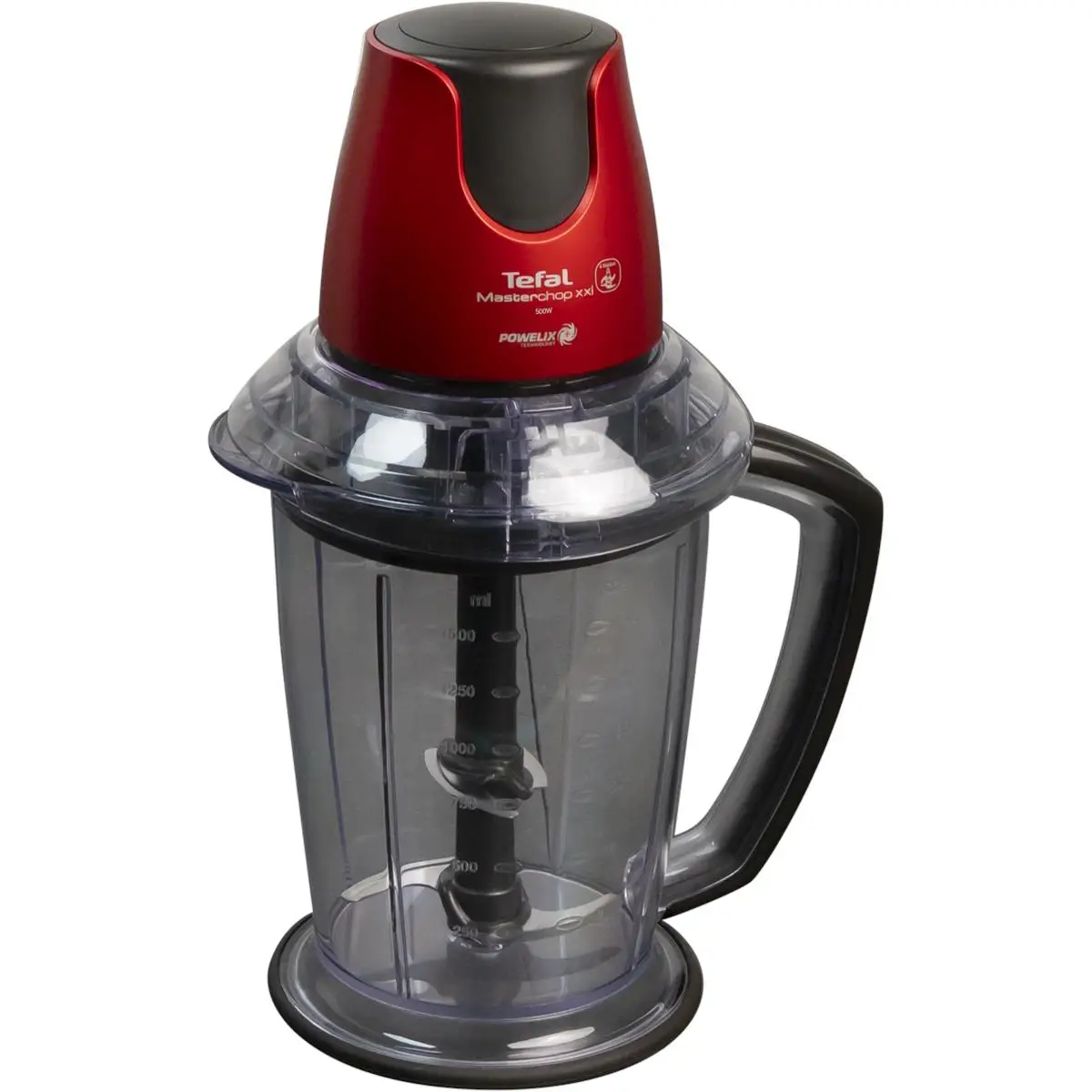 Tefal MasterChop Powelix Maxi 4 Bıçaklı Kırmızı Rondo ve Doğrayıcı 9100044279 Elektrikli Yiyecek Doğrayıcı