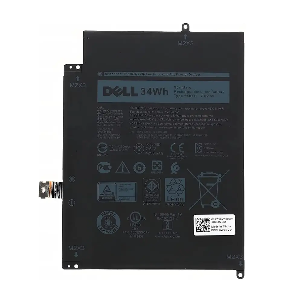 DELL C668F 4250 mAh Endüstriyel Şarj Edilebilir Pille