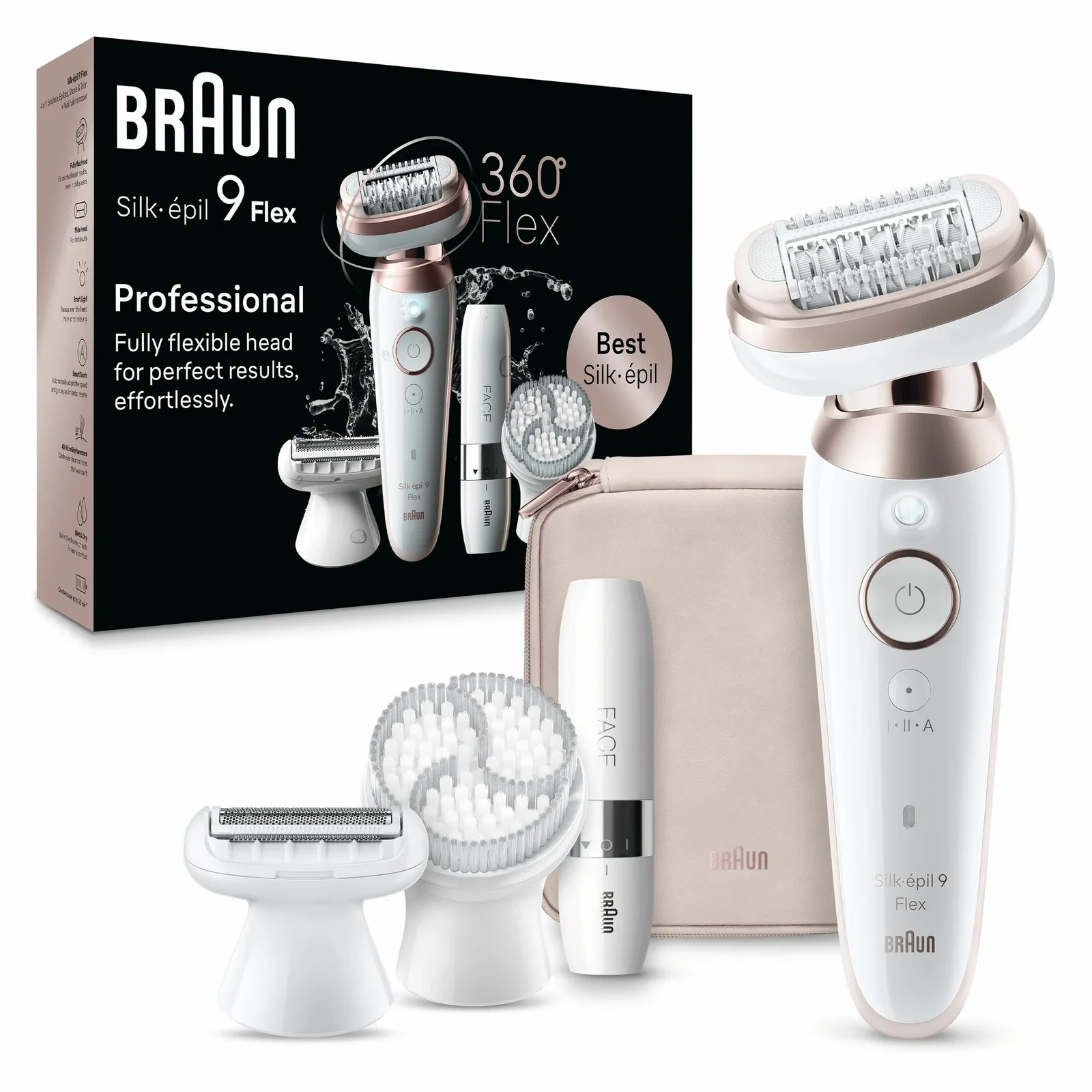 Braun Silk-épil 9 Flex 9-360 3D BRASE93603D Epilasyon Aletleri
