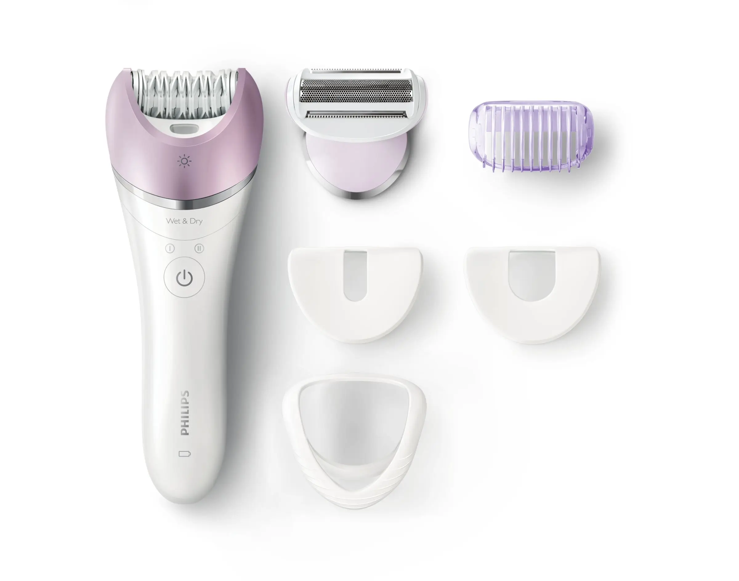 Philips Bacaklar, vücut ve yüz için Islak ve Kuru epilatör BRE635/05 Epilasyon Aletleri