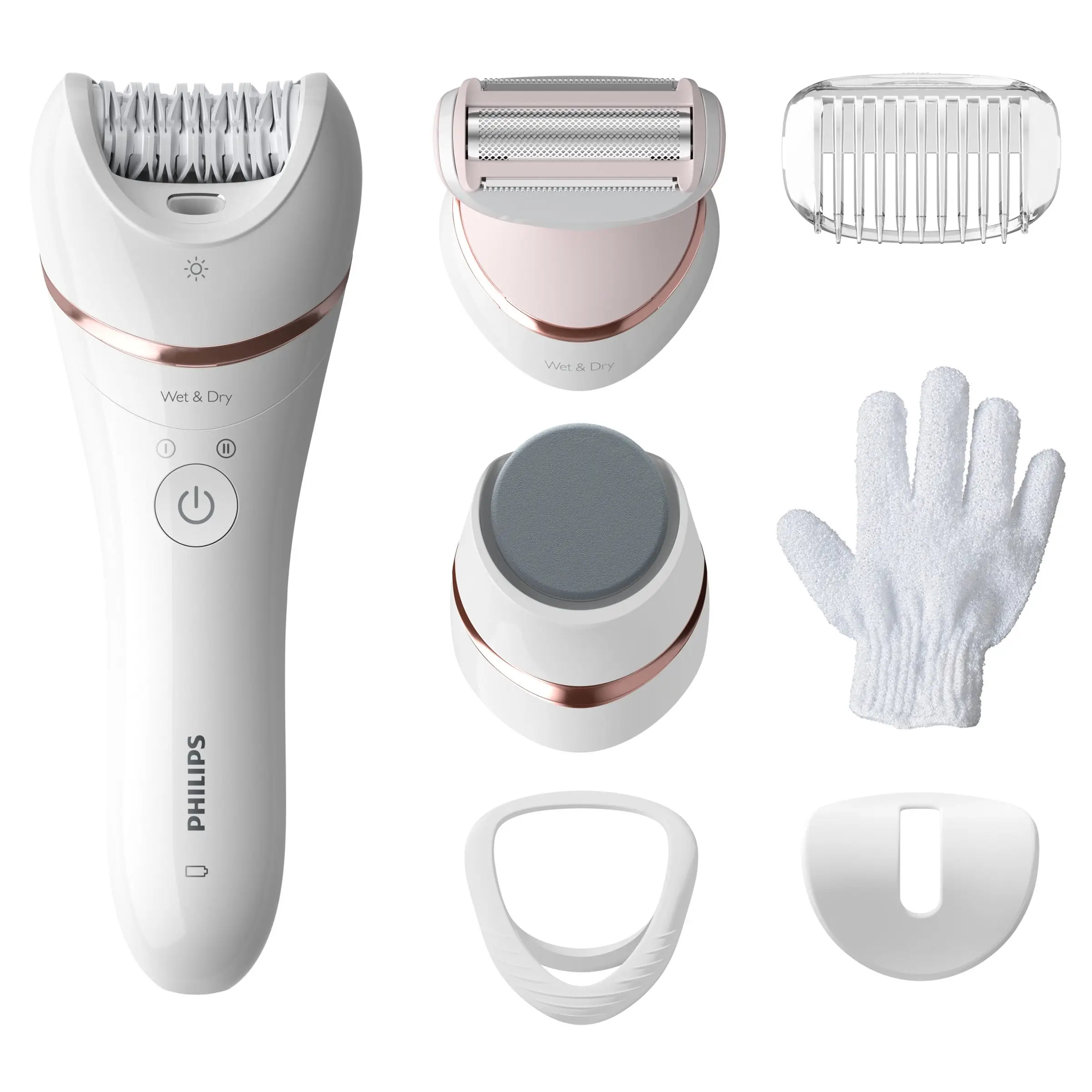 Philips Epilator Series 8000 BRE730/05 Islak ve Kuru epilatör Epilasyon Aletleri