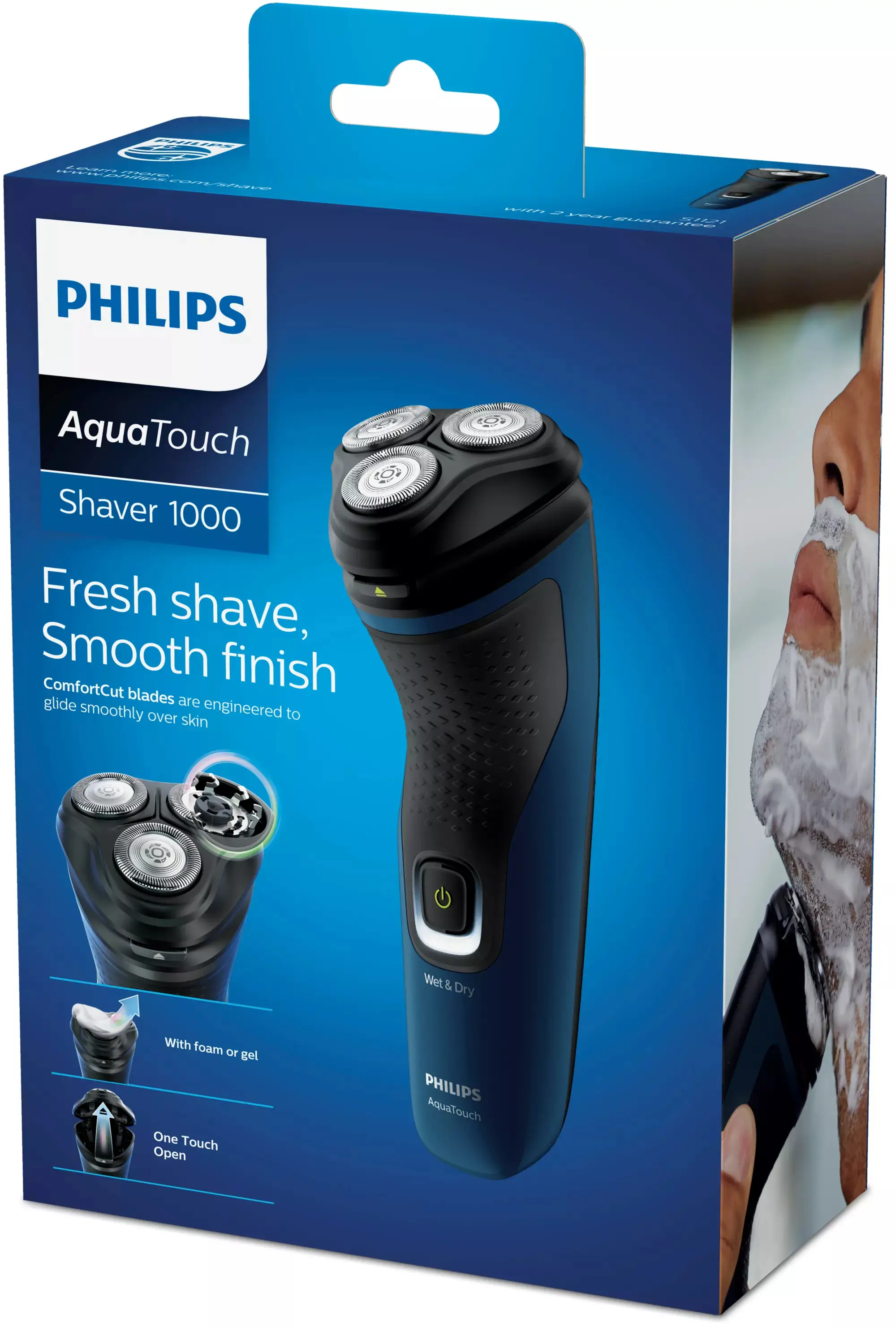 Philips ComfortCut bıçakları Islak veya Kuru elektrikli tıraş makinesi S1121/41 Thumbnail 1