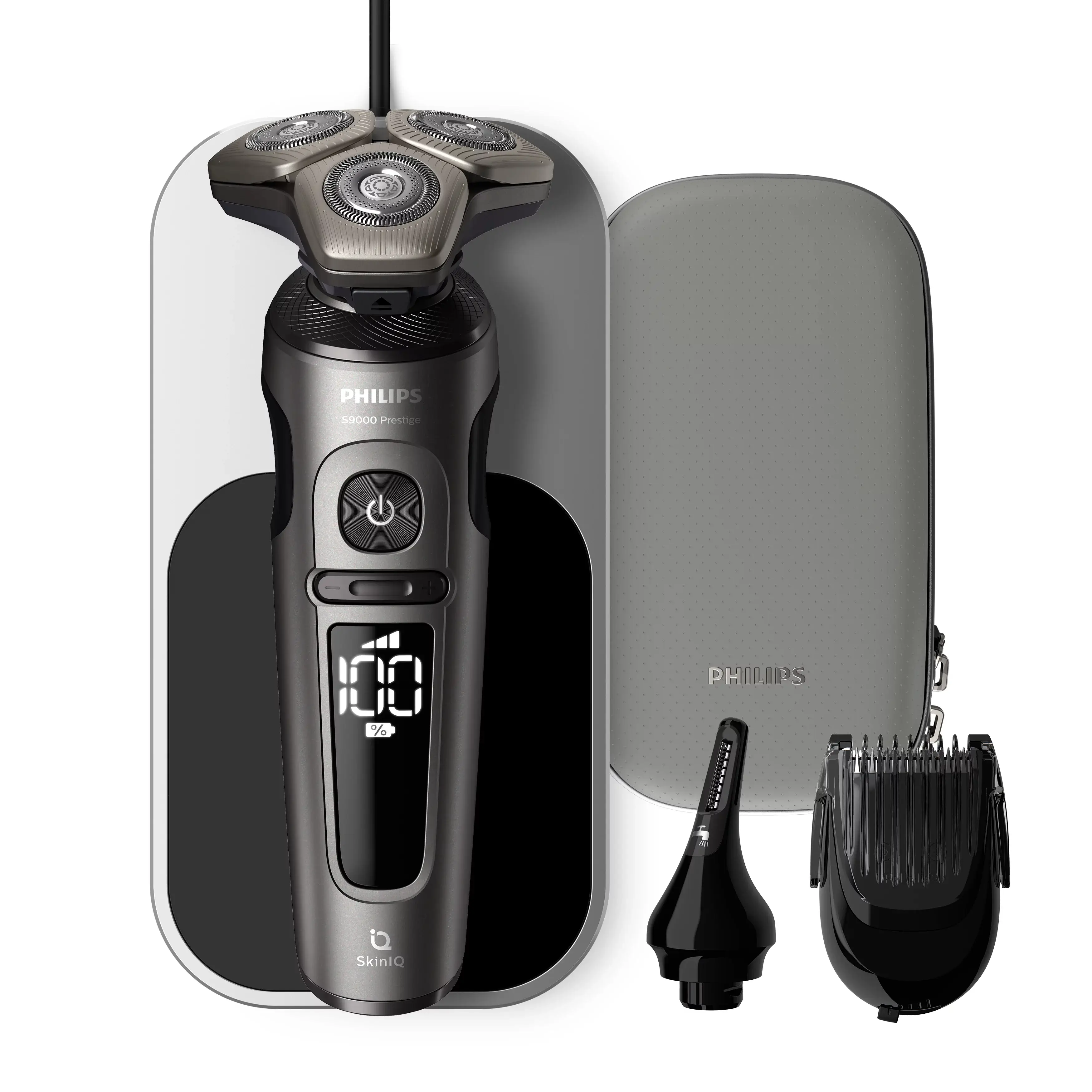 Philips 9000 Prestige Serisi SP9872/22 SkinIQ ile Islak ve Kuru Elektrikli tıraş makinesi Thumbnail 1