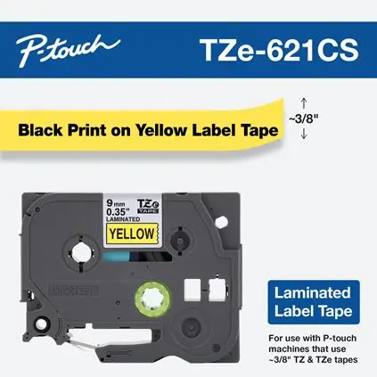 Brother TZE621CS Etiketleme Bantları