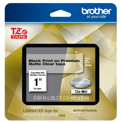 Brother TZEM51 Etiketleme Bantları