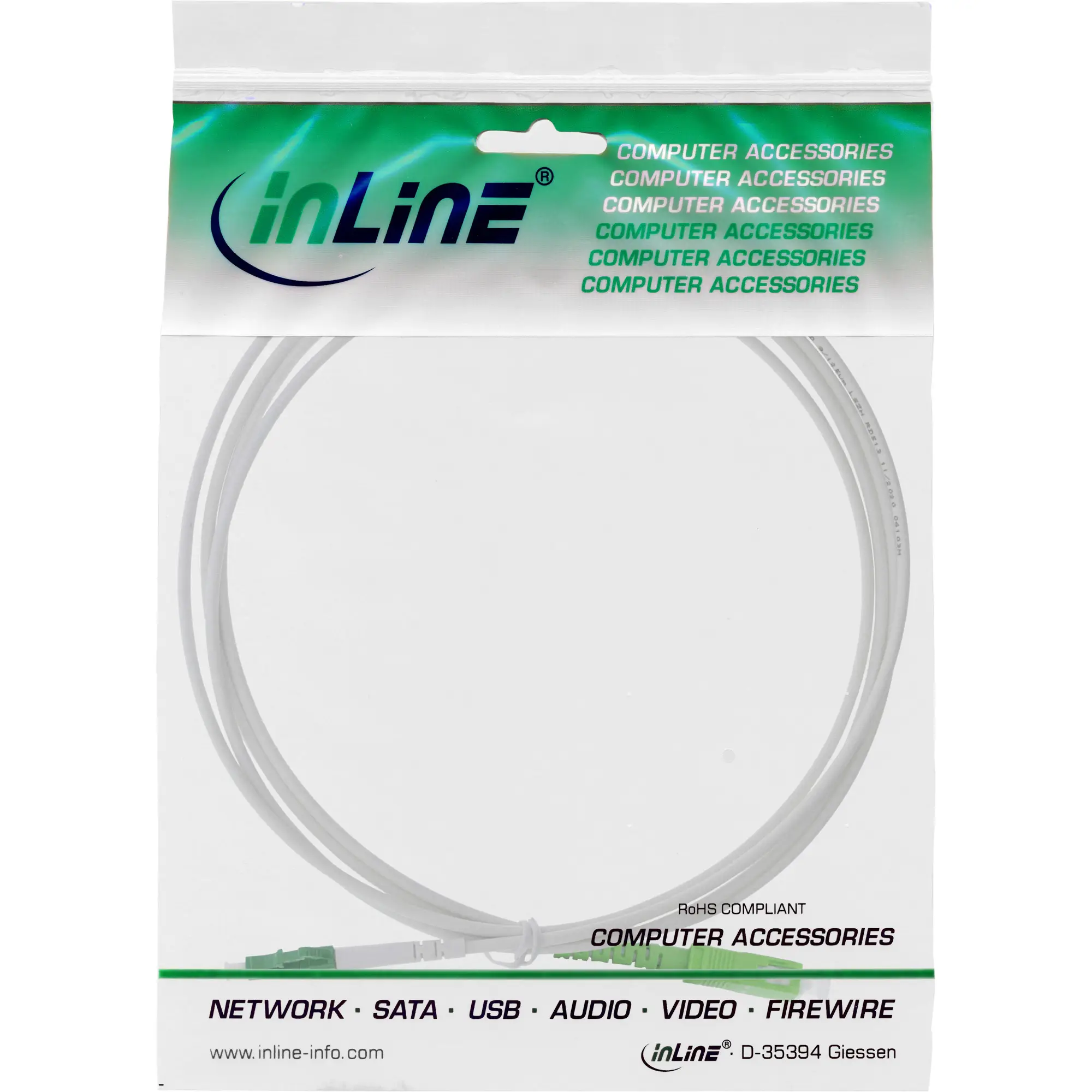 InLine 88403 LC to SC (3 m) Fiber Optik Kablo Thumbnail 1
