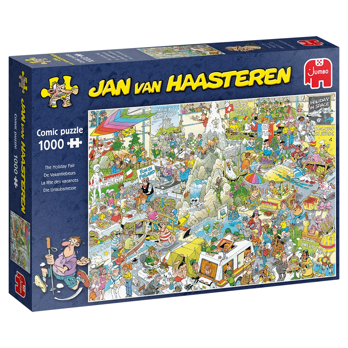 Jumbo The Holiday Fair 1000 Parça 19051 Puzzle Etkileşimli Oyuncak