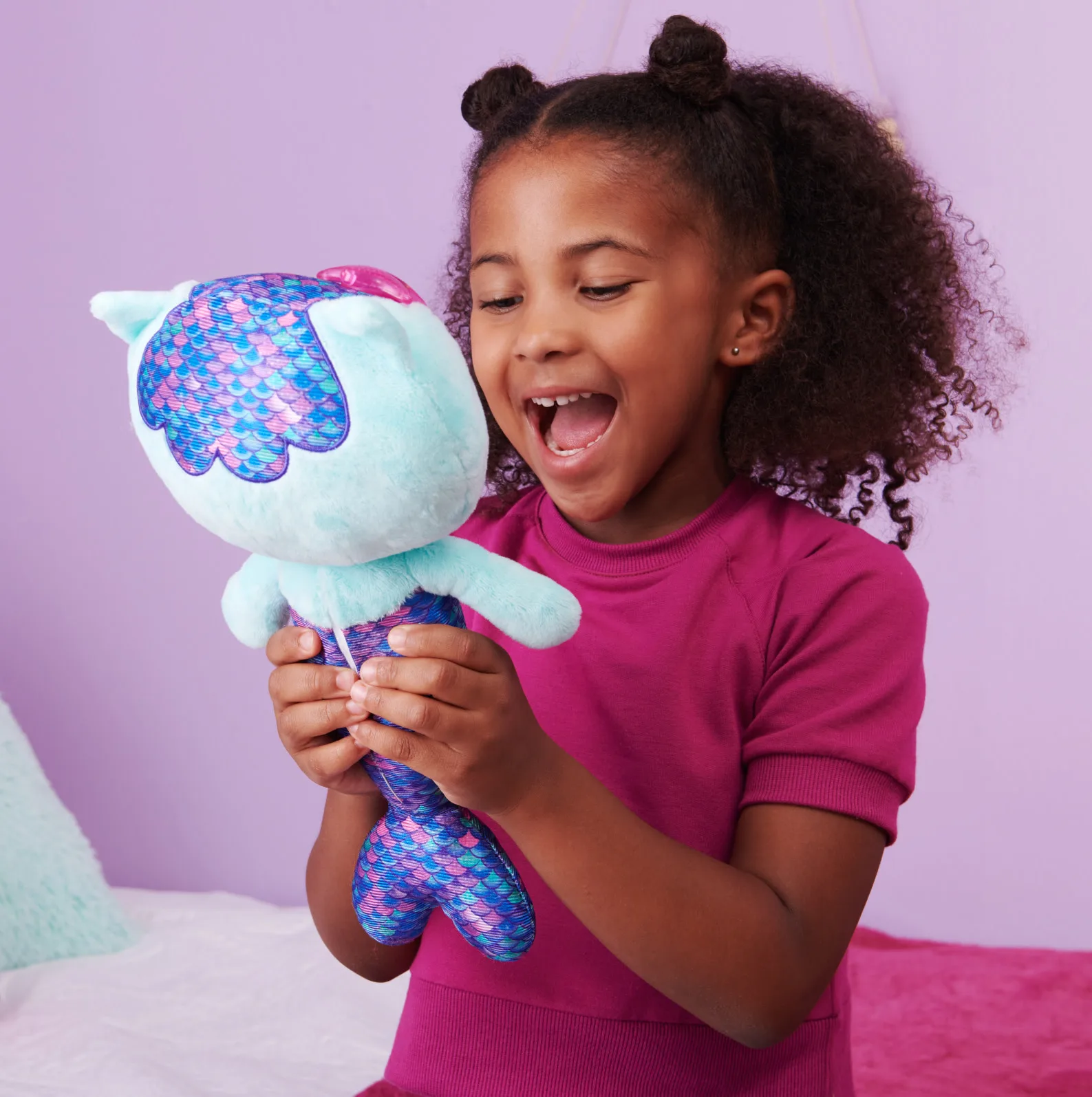 Spin Master Gabby's Dollhouse GDH PLH Feature Plush MerCat GML 6064359 Thumbnail 5